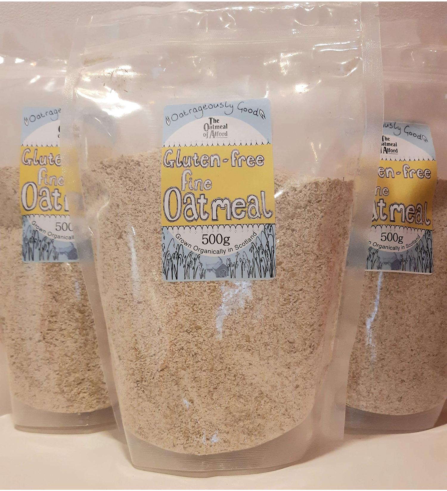 1.5kg Gluten Free Scottish Fine Oatmeal from Oatmeal of Alford - Buy Online on GoSupps.com