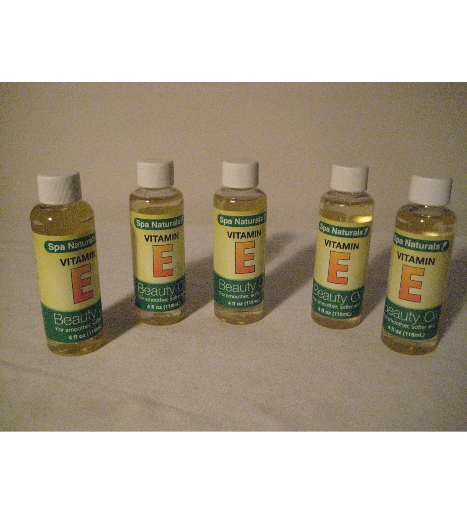 Spa Natural Vitamin E Beauty Oil 4 oz (5 pack)