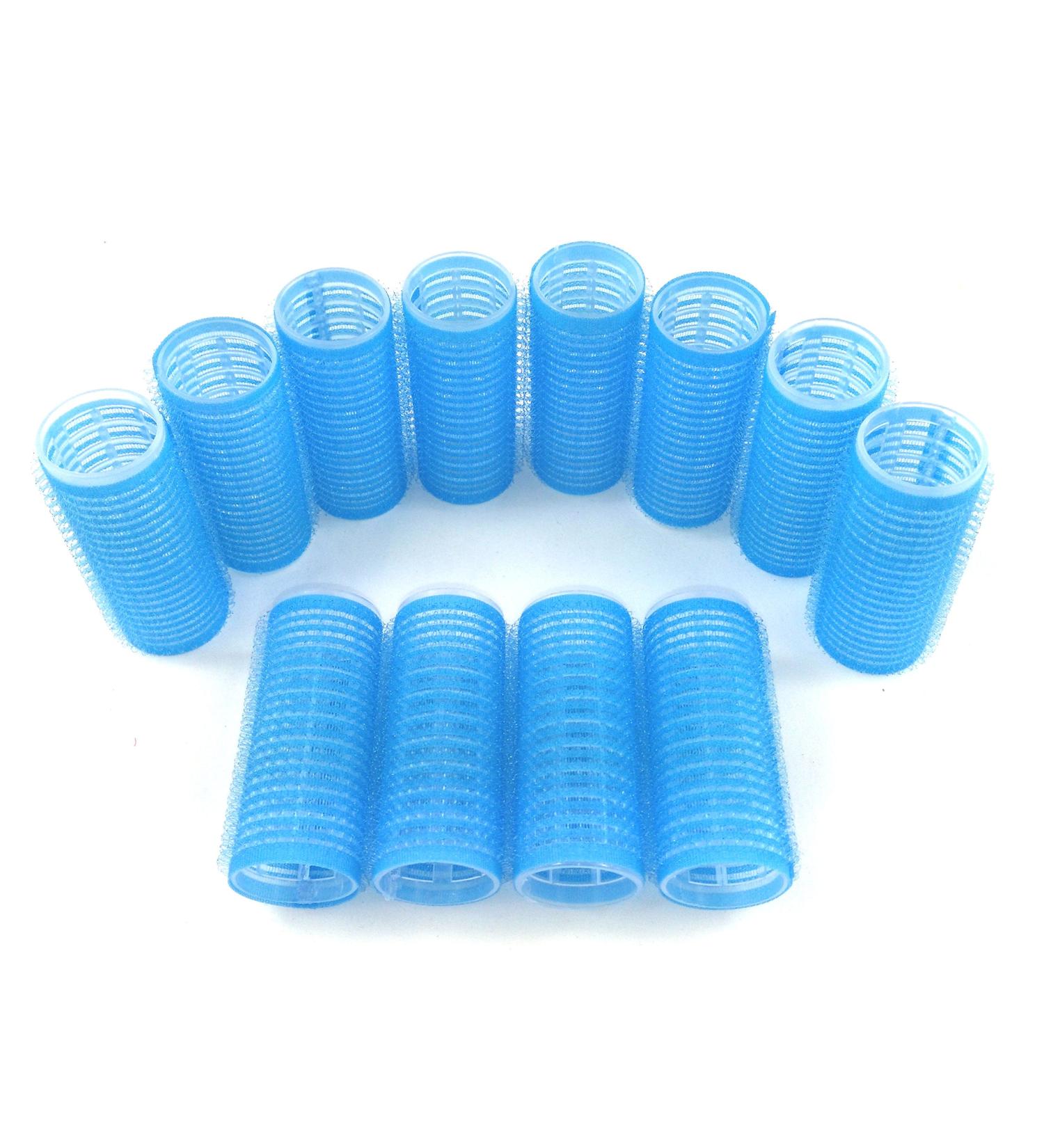 Kamay's Small Hair Rollers Self Grip Curlers 25mm/1 - 12PCS, Random Color Nylon - DIY or Salon Hair Styling - Buy Online on GoSupps.com