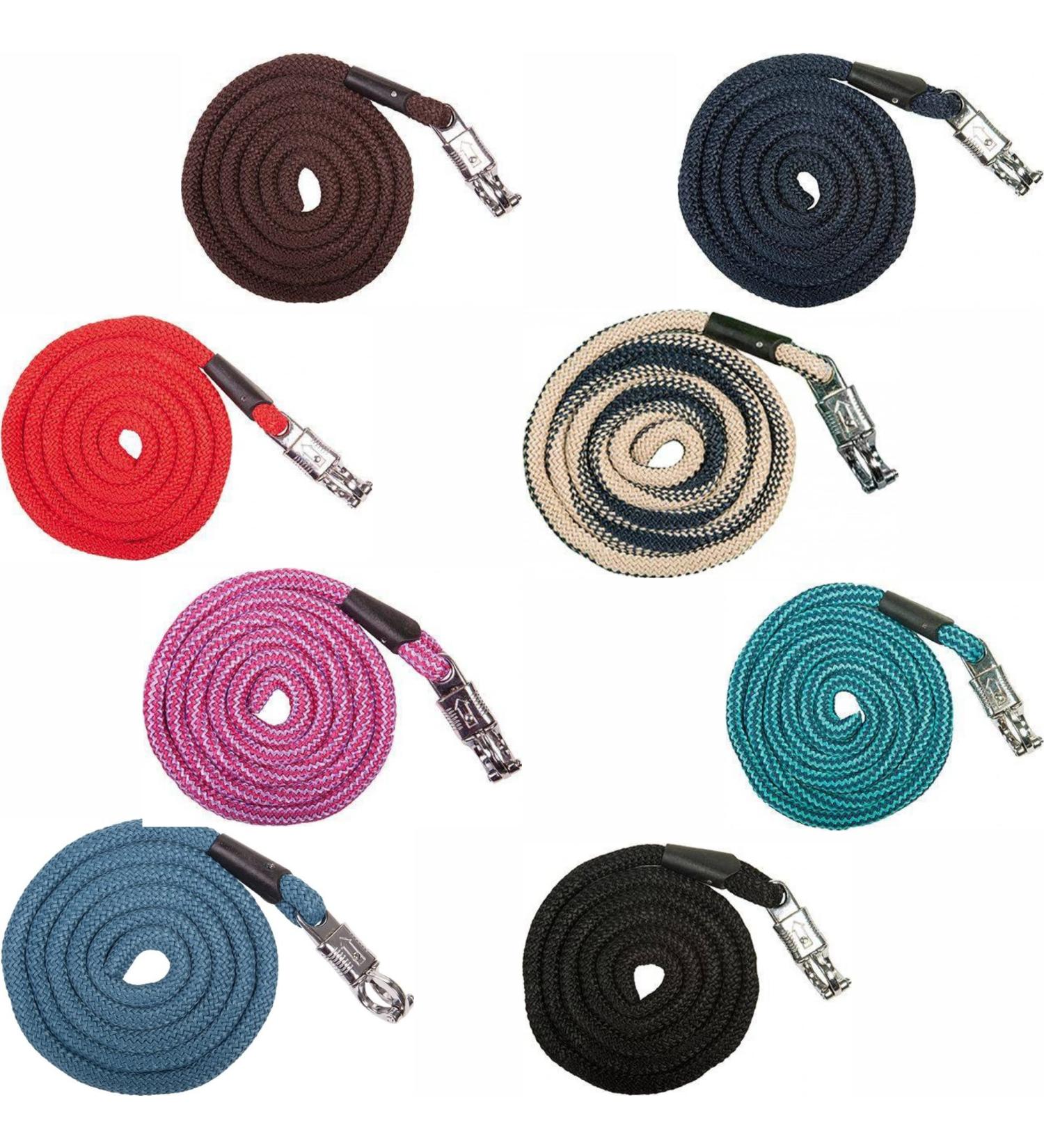 Buy HKM 547066 Aachen Rope with Panic Lock - Durable & Reliable Black Rope for Equestrian Use - International Shipping Available - Buy Online on GoSupps.com