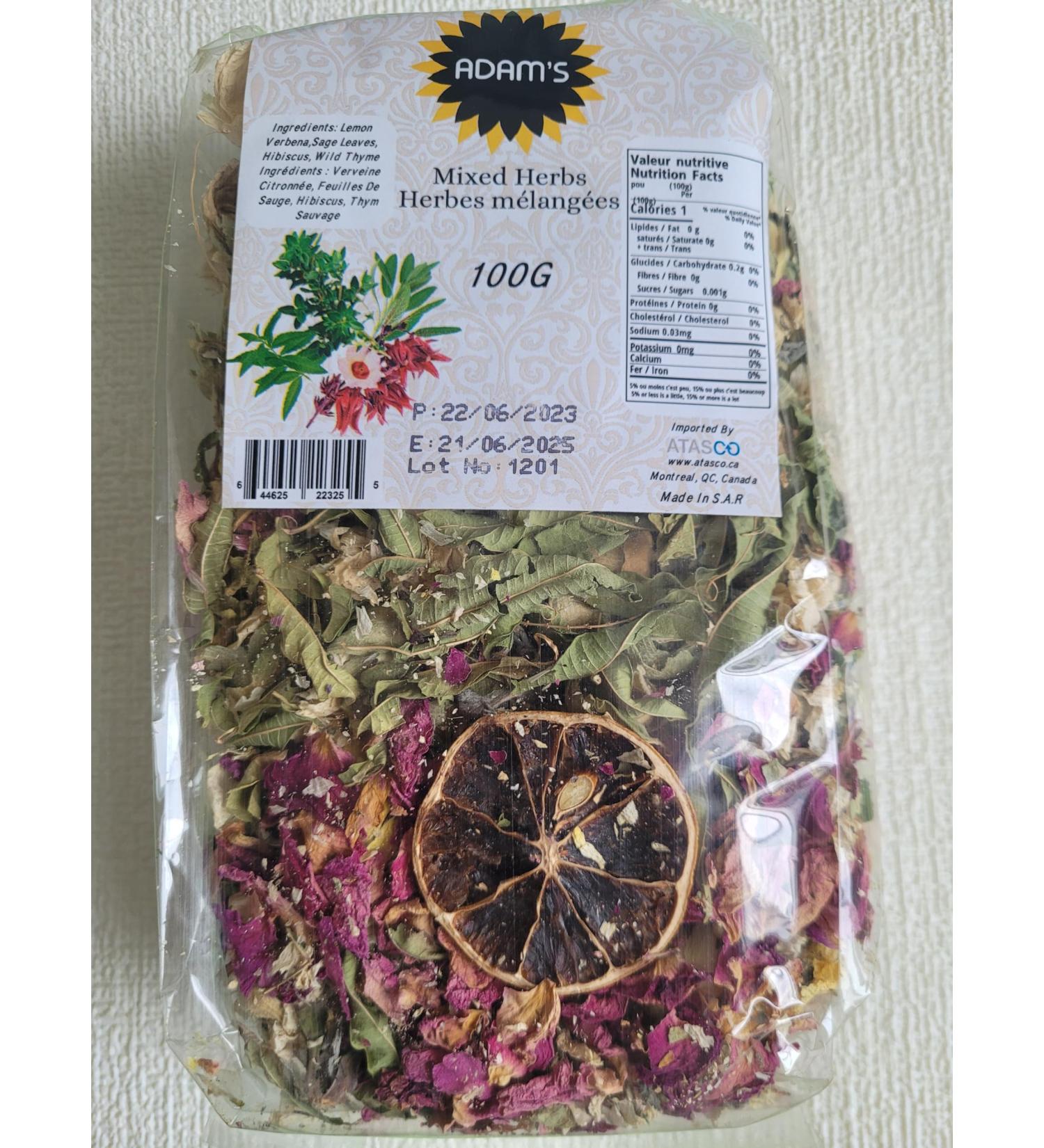 Flowers tea Zhourat tea 100gm Lebanese blend herbal Tea Lebanon wild flowers blend zuhoorat chia - Buy Online on GoSupps.com