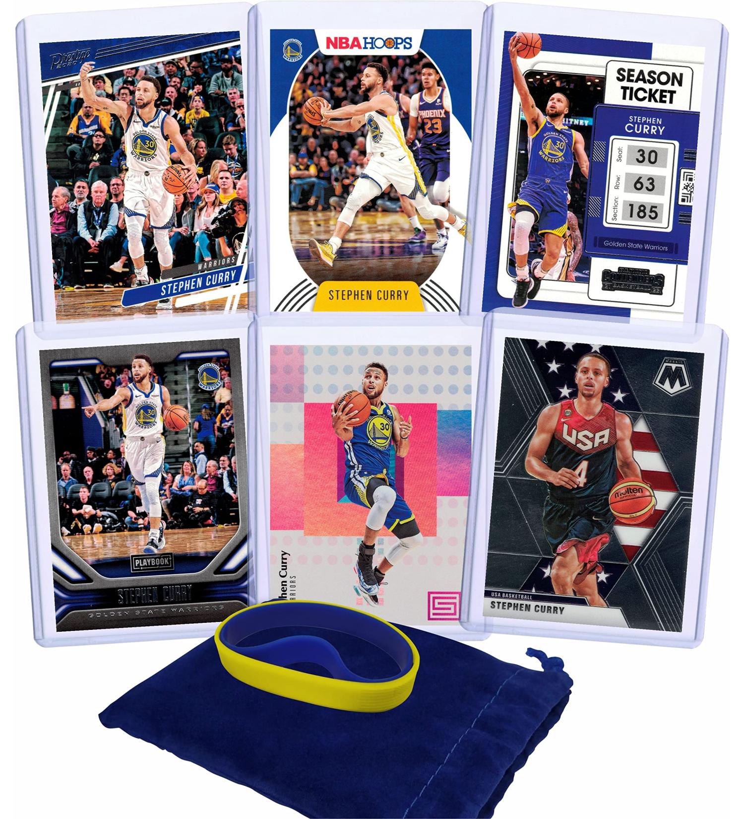 Stephen Curry Card Bundle - (6) Golden State Warriors Basketball Trading Cards - 2X MVP #30 - Buy Online on GoSupps.com