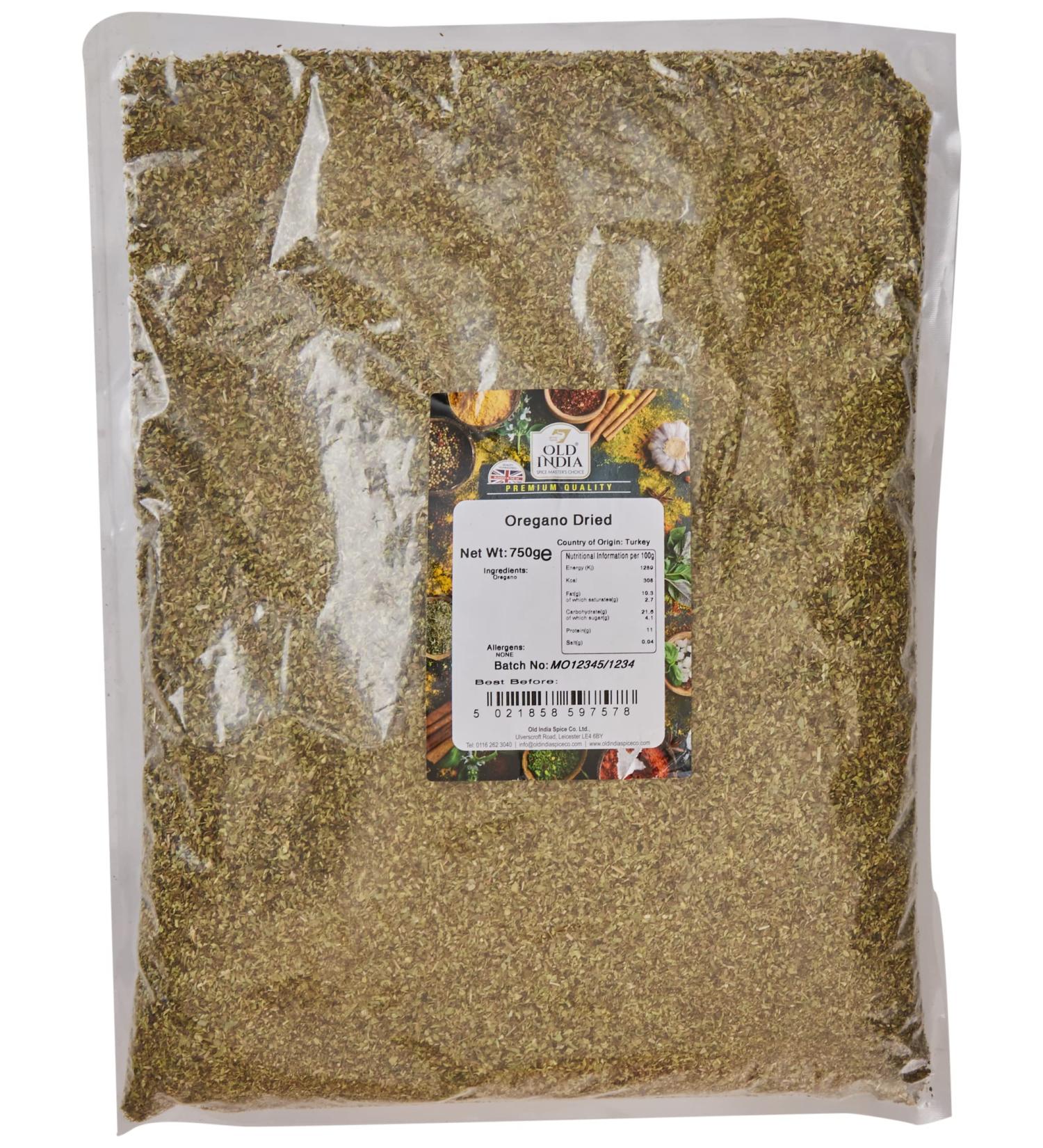 Old India Oregano Dried 750g - Premium Quality Spice | 750g Pack - Buy Online on GoSupps.com