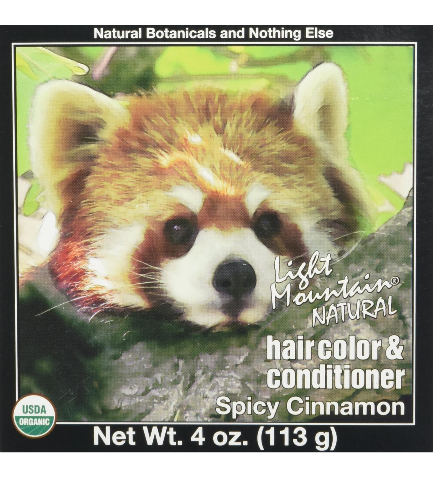 Light Mountain Hair Color - Spicy Cinnamon, 4 oz | Natural & Vegan Hair Dye - Buy Online on GoSupps.com