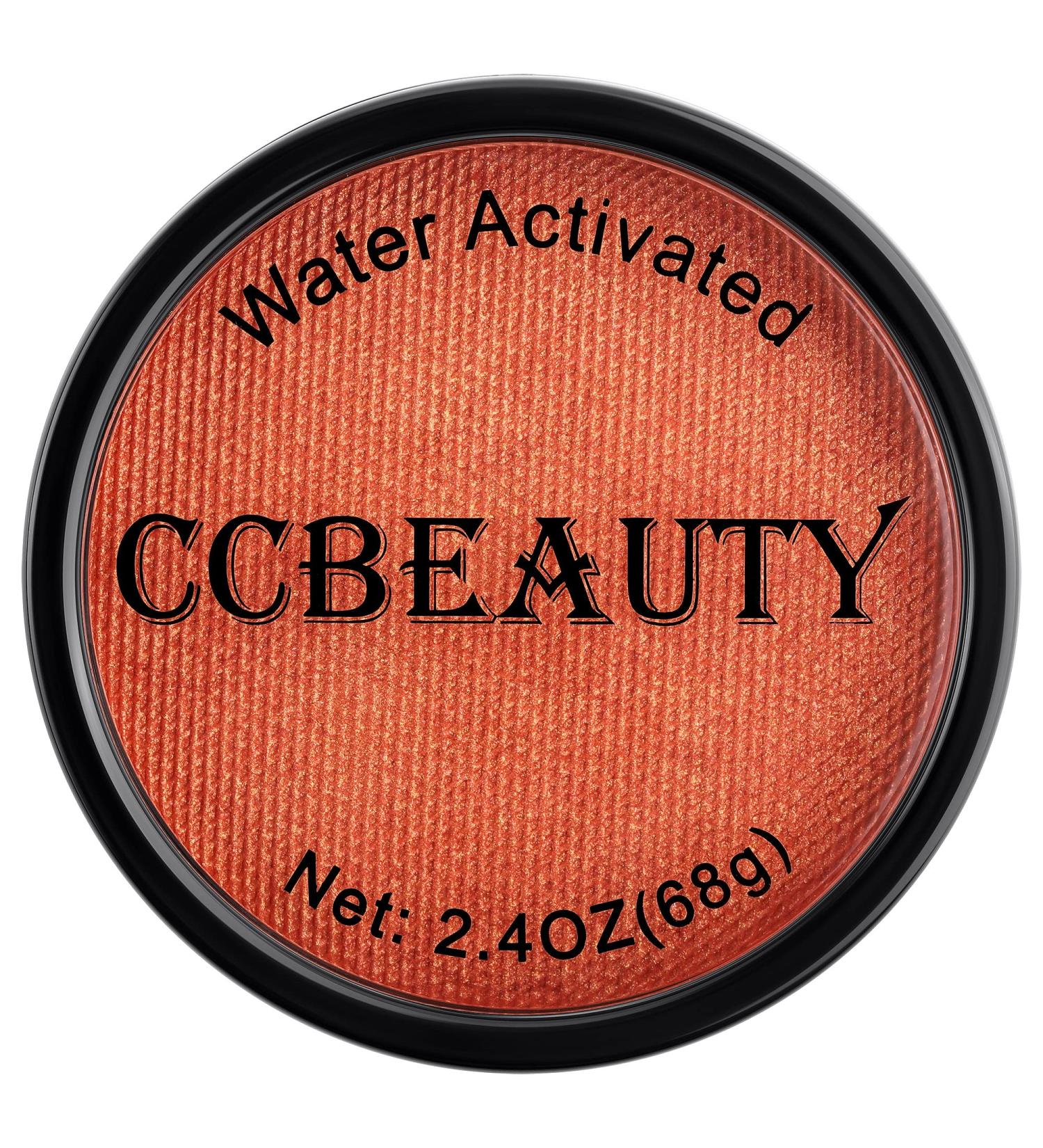 CCbeauty Water-Based Body Painting Colors - 68g Metallic Orange Professional Makeup for Halloween & Theater Art - Buy Online on GoSupps.com