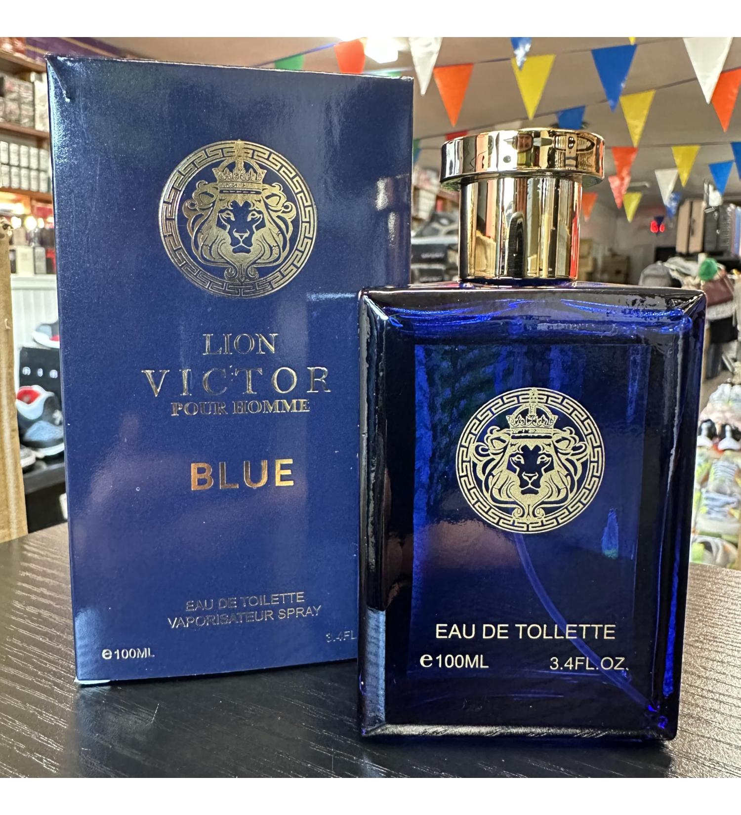 Lion Victor Pour Homme Blue Eau de Toilette Men's Fragrance 3.4 fl oz 100ml - Buy Online on GoSupps.com