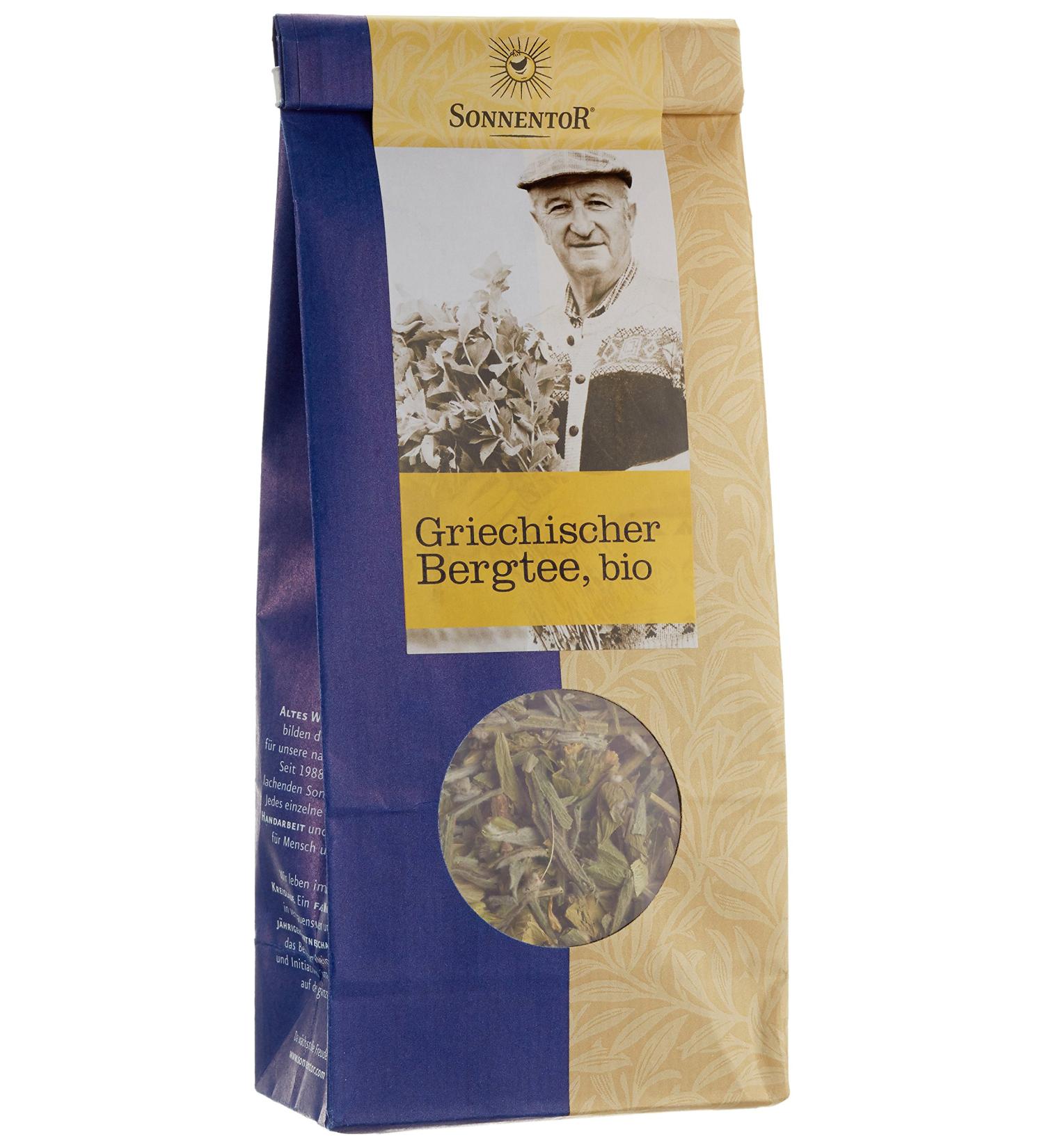 Sonnentor Organic Greek Mountain Tea 40g - Premium Herbal Wellness for International Shipping - Buy Online on GoSupps.com