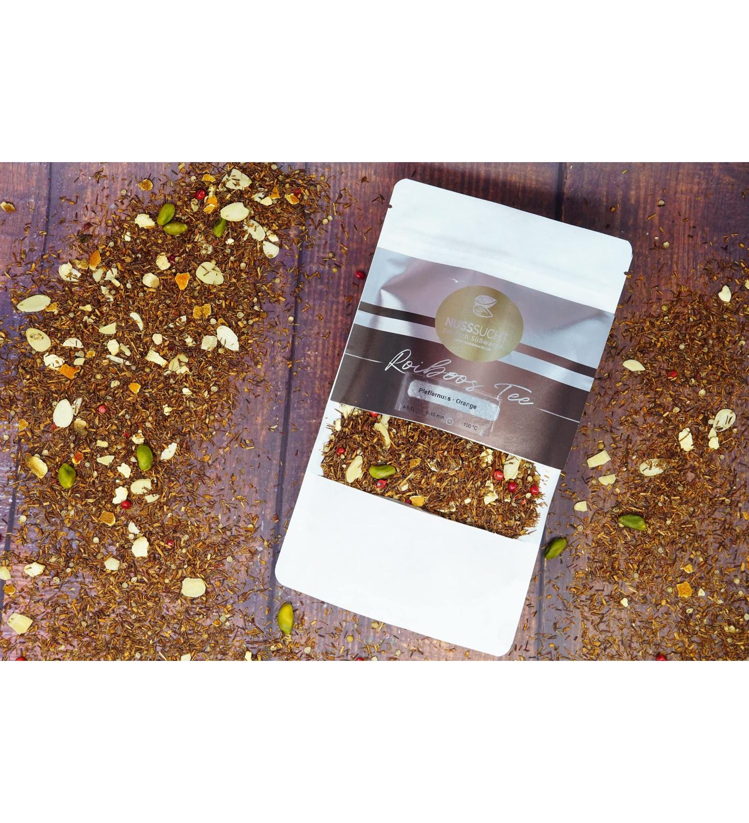 Rotbusch tea Peppernut -Orange rooibos from south Africa Red bush tea loose rooibos Premium red bush tea
