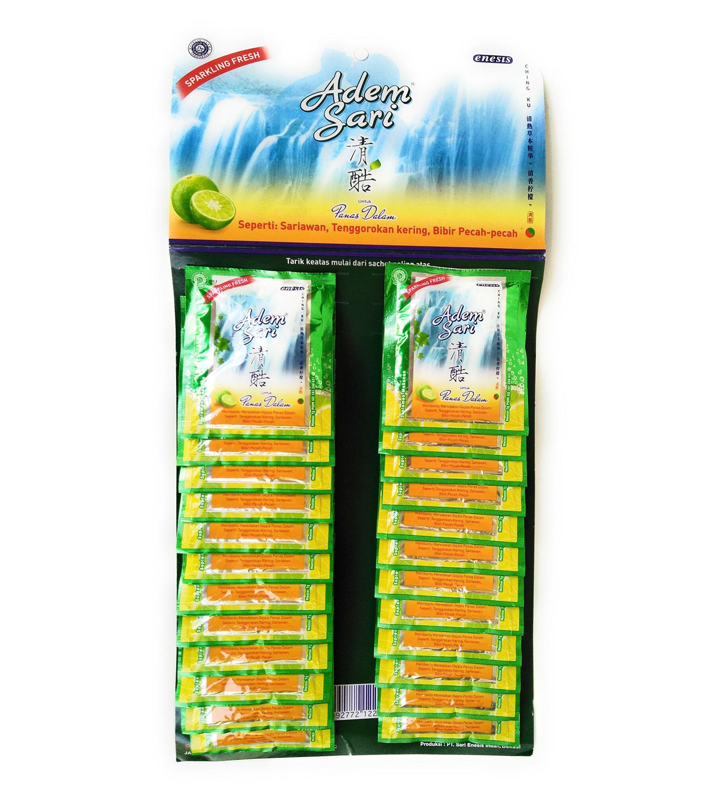 Adem Sari Refreshing Concentrate - 24 Pack Hanger | Natural Indonesian Drink Mix - Buy Online on GoSupps.com