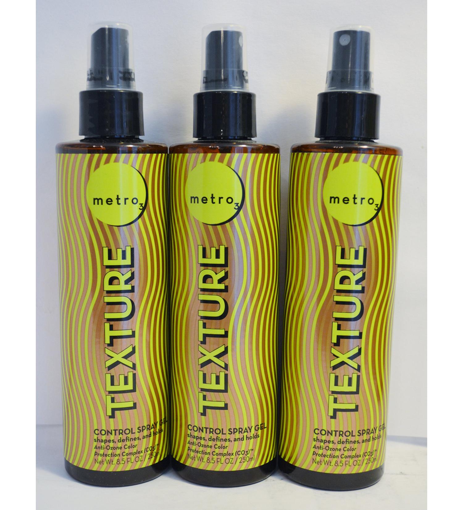 Metro3 Texture Control Spray Gel 8.5oz (3 pack) - Buy Online on GoSupps.com