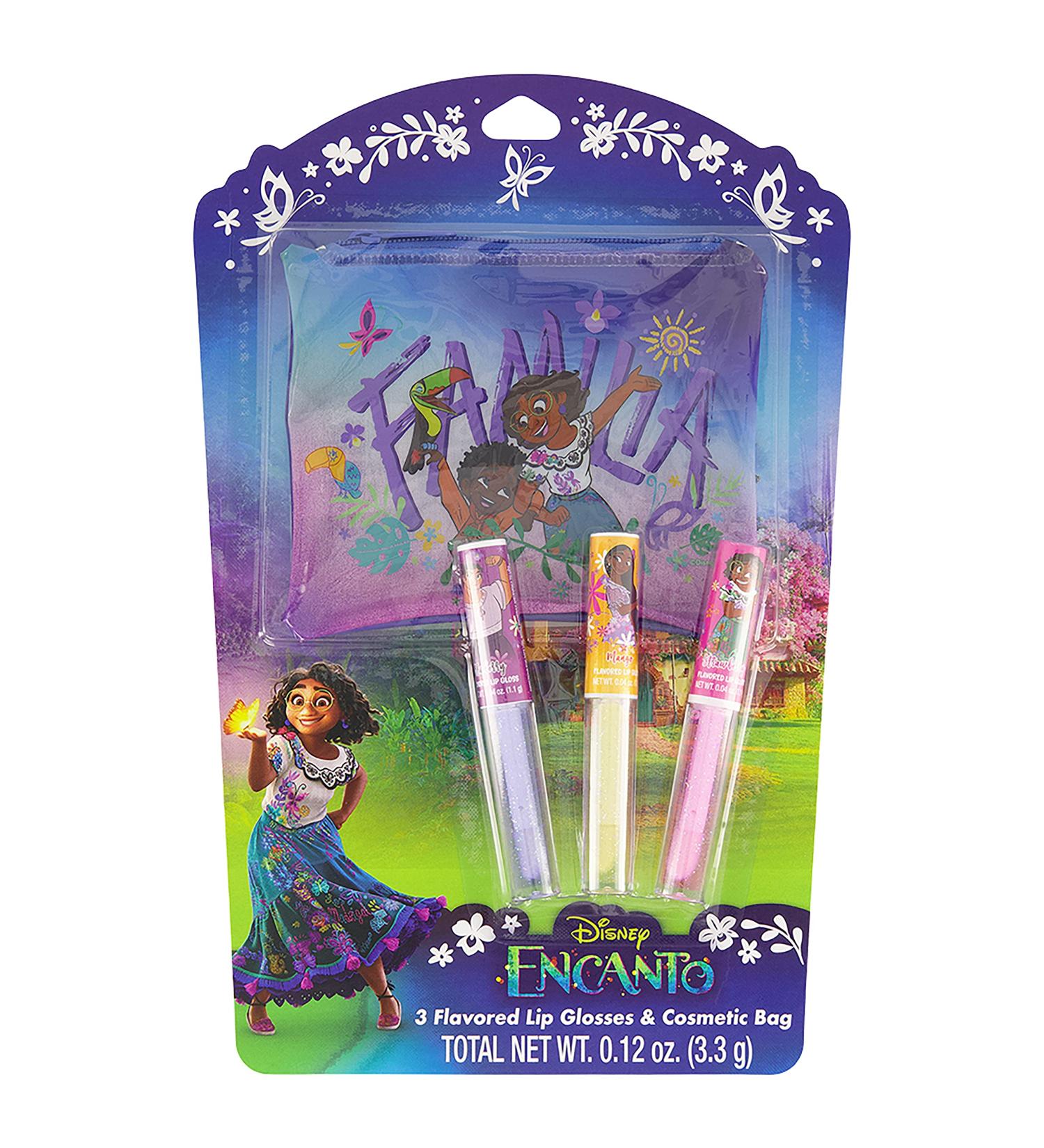 Encanto Diecut 3 Piece Lip Gloss Set with Bag - Complete Your Look with Shimmer and Shine - Buy Online on GoSupps.com