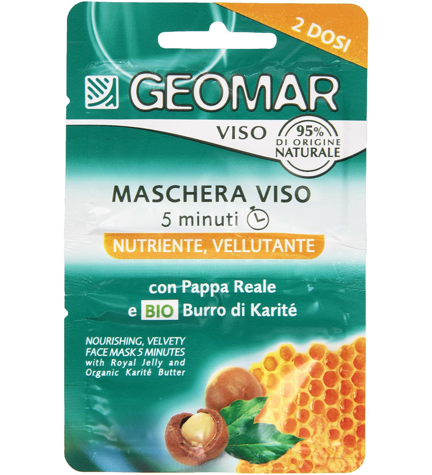  Geomar GEOMAR royal jelly nutrient mask 2x7 5ml - Buy Online on GoSupps.com