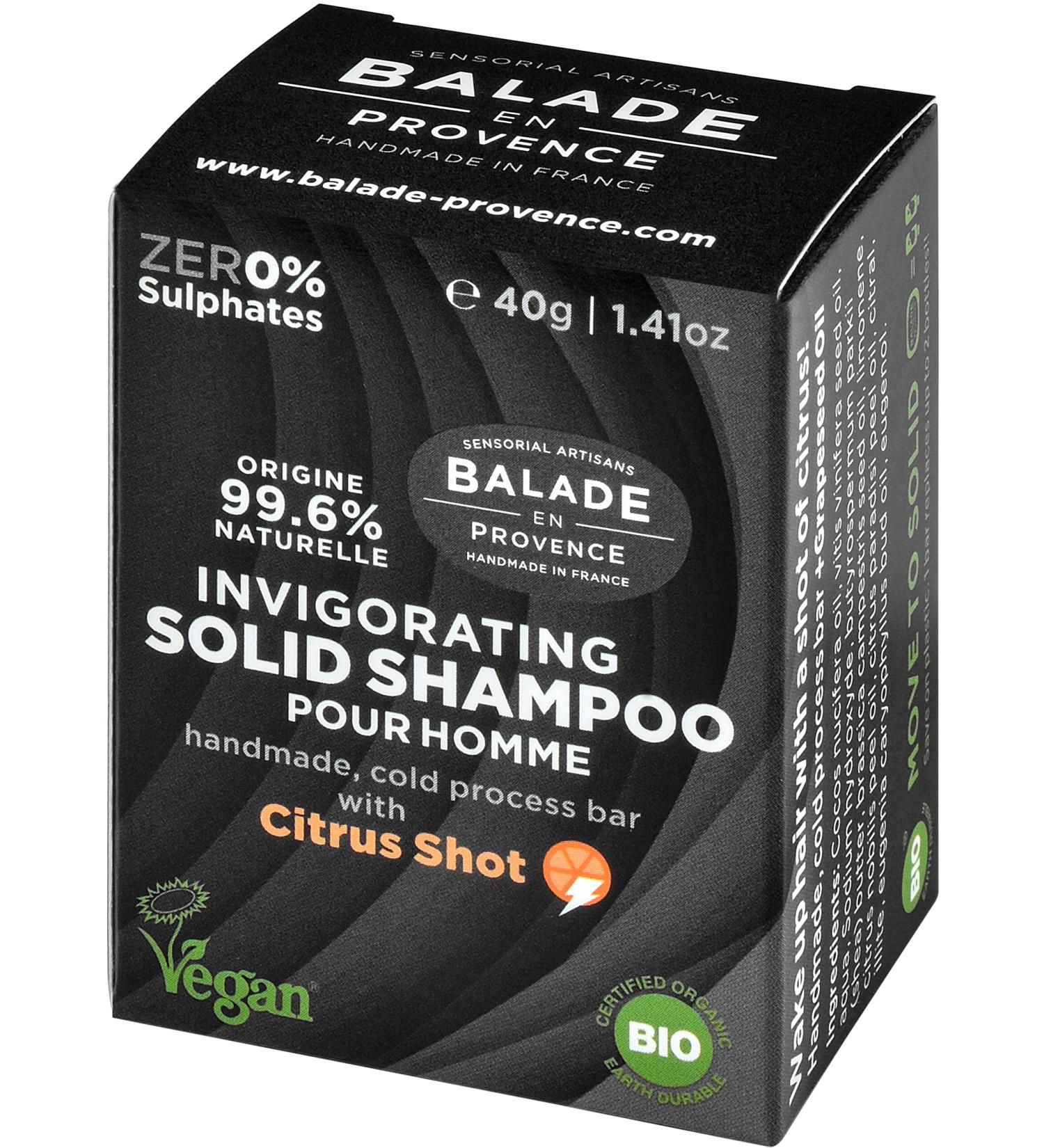 Balade en Provence - Shampooing solide pour Homme BIO 40g