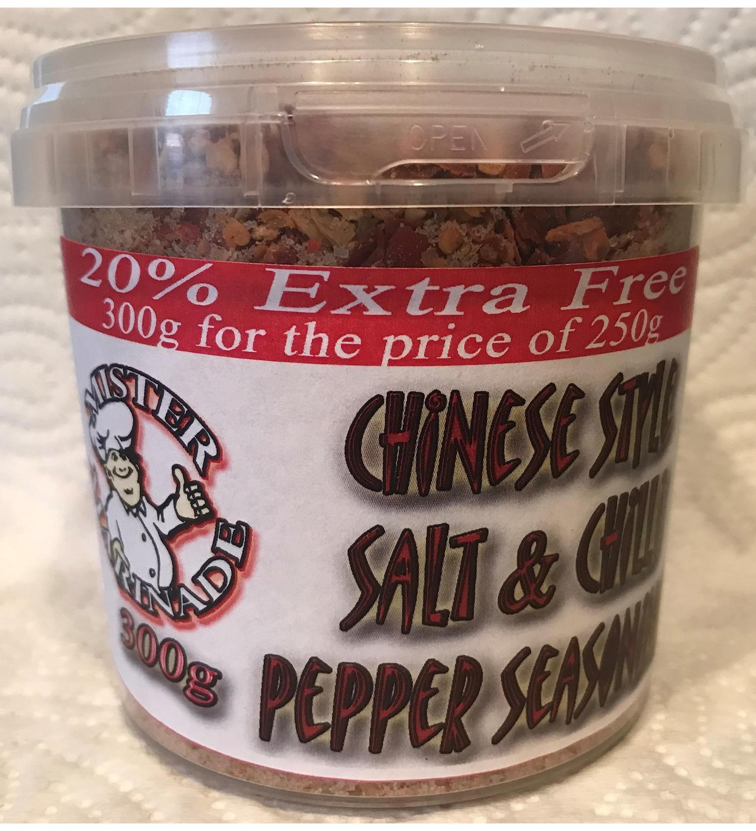 Mister Marinade Chinese Style Salt & Pepper Seasoning - 300g Pot (Pack of 1) - Buy Online on GoSupps.com
