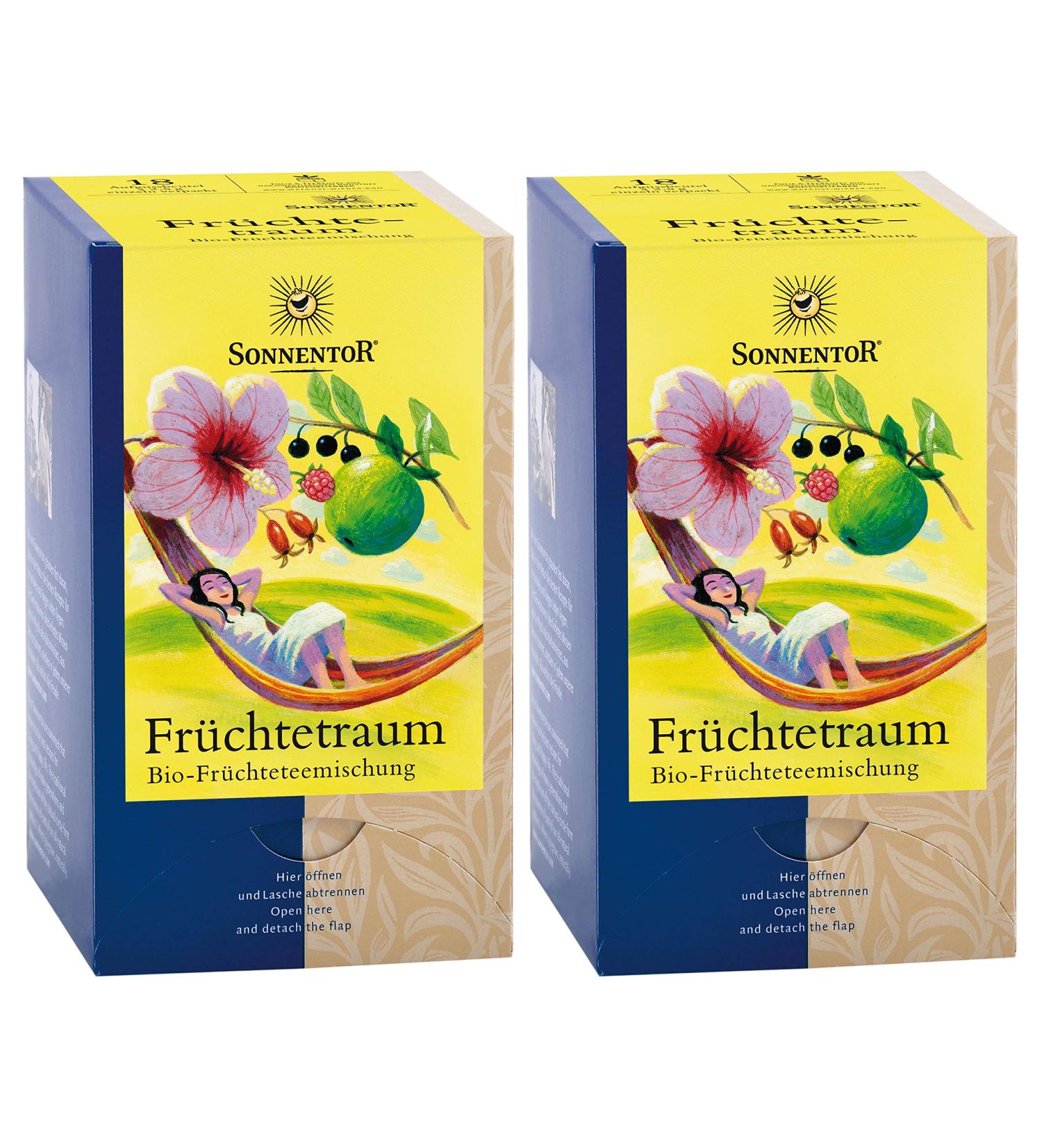 Sonnentor Sonnentor Tea Fruit Dream Organic Double Chamber Bags 45 g Pack of 2