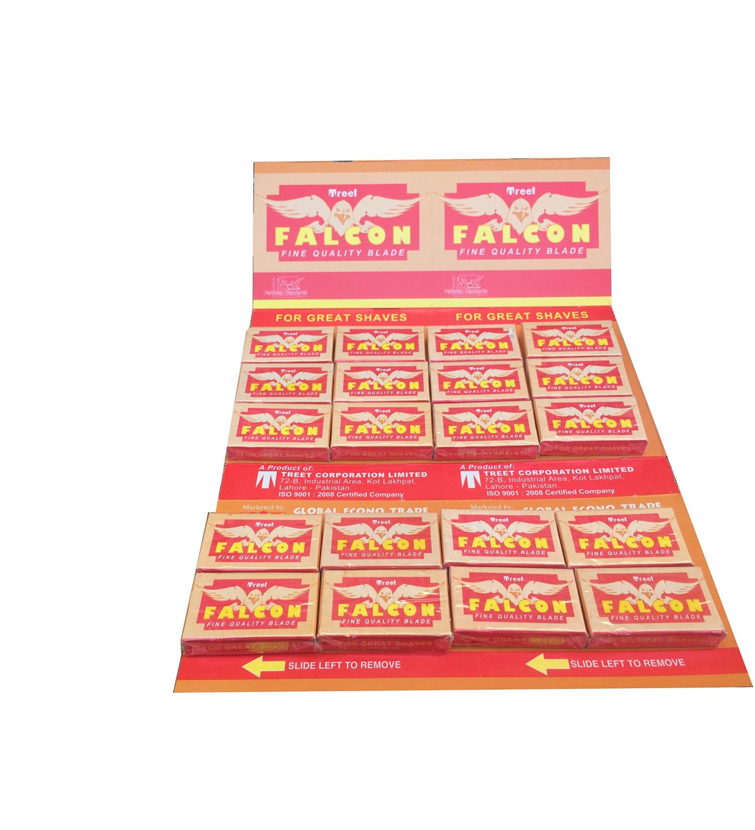 Treet Falcon Double Edge Safety Razor Blades 200 blades (20x10)