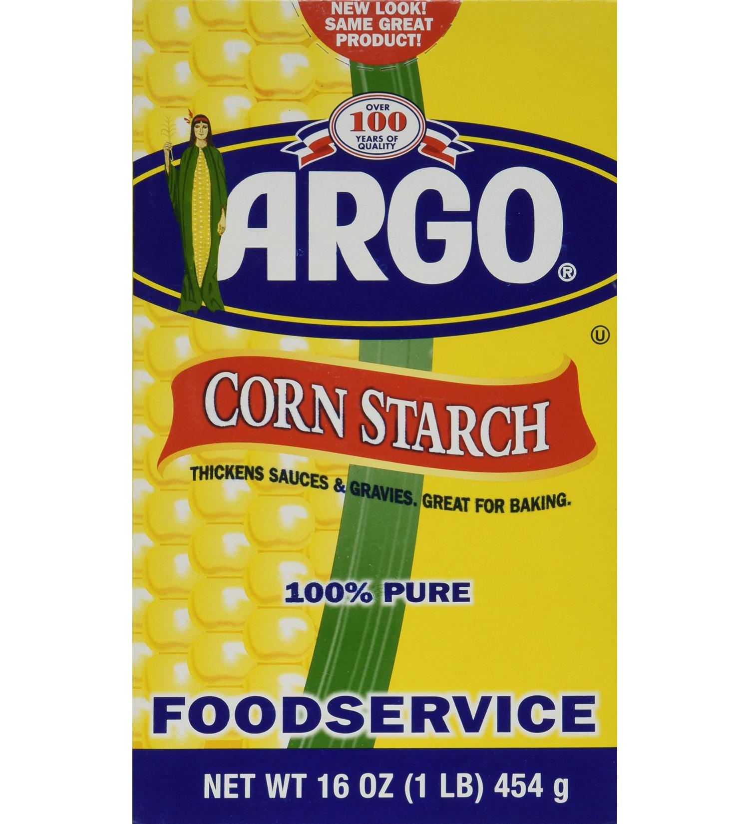Argo Corn Starch - 16 oz (Pack of 2) | 100% Pure Gluten Free - Buy Online on GoSupps.com