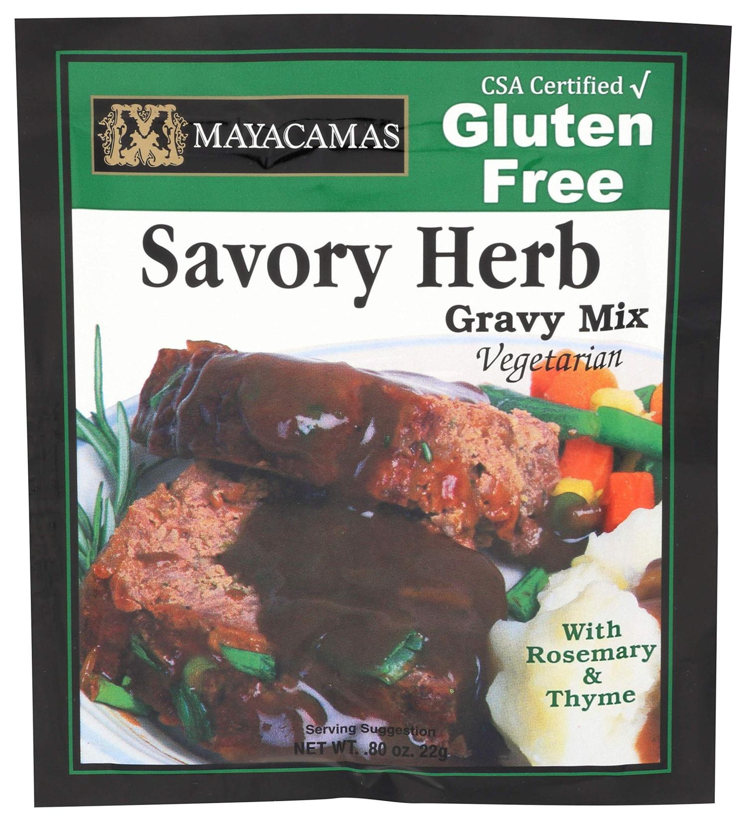 Mayacamas Savory Herb Gravy Mix 0.8 oz (Pack of 12) - Delicious and Convenient Savory Gravy Mix - Buy Online on GoSupps.com