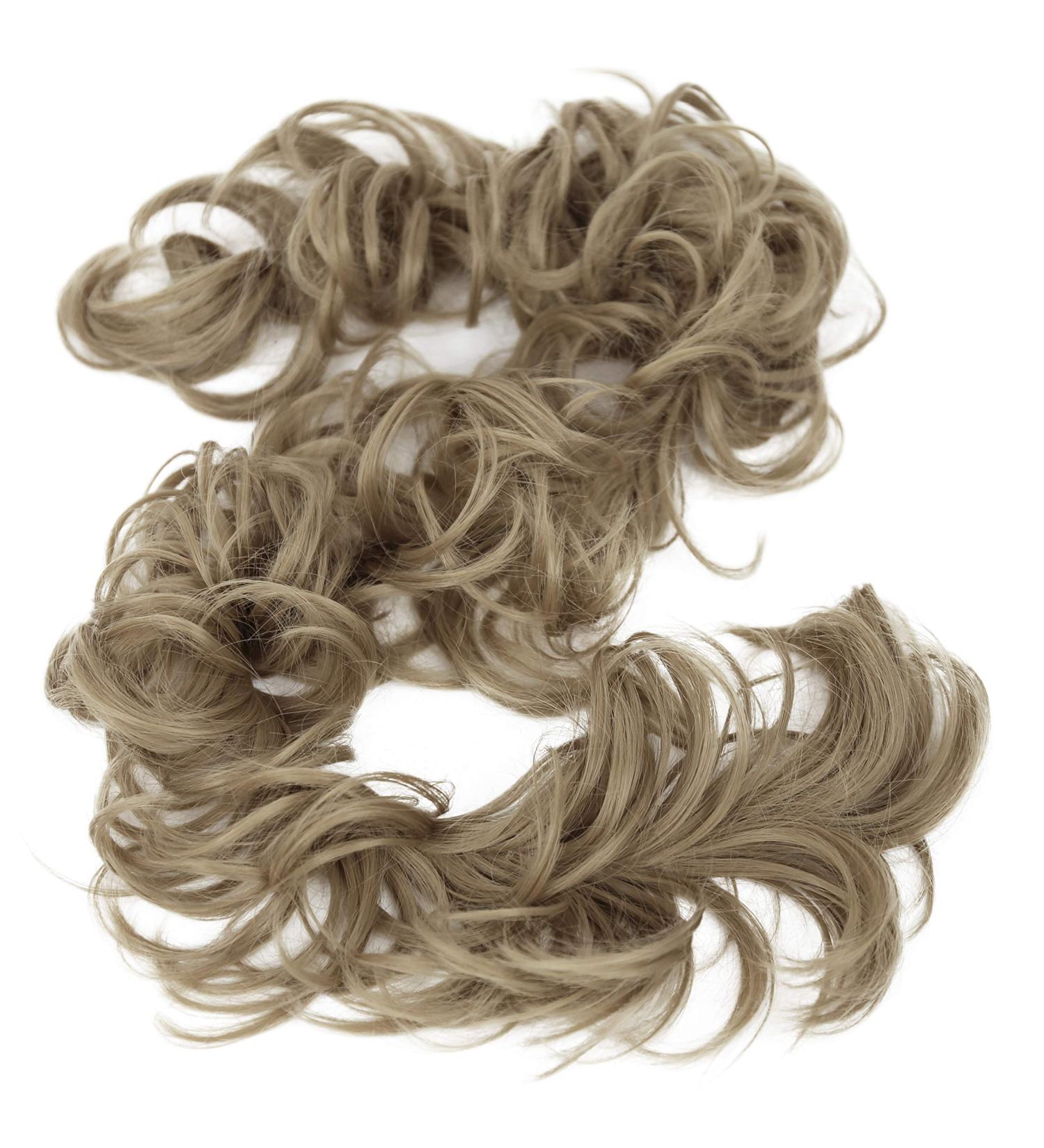 CAISHA XXL Hairpiece Scrunchy Updo Voluminous Curly Messy Bun Natural Blonde HW14 - Bridal Hairstyle | #16 HW14 - Buy Online on GoSupps.com