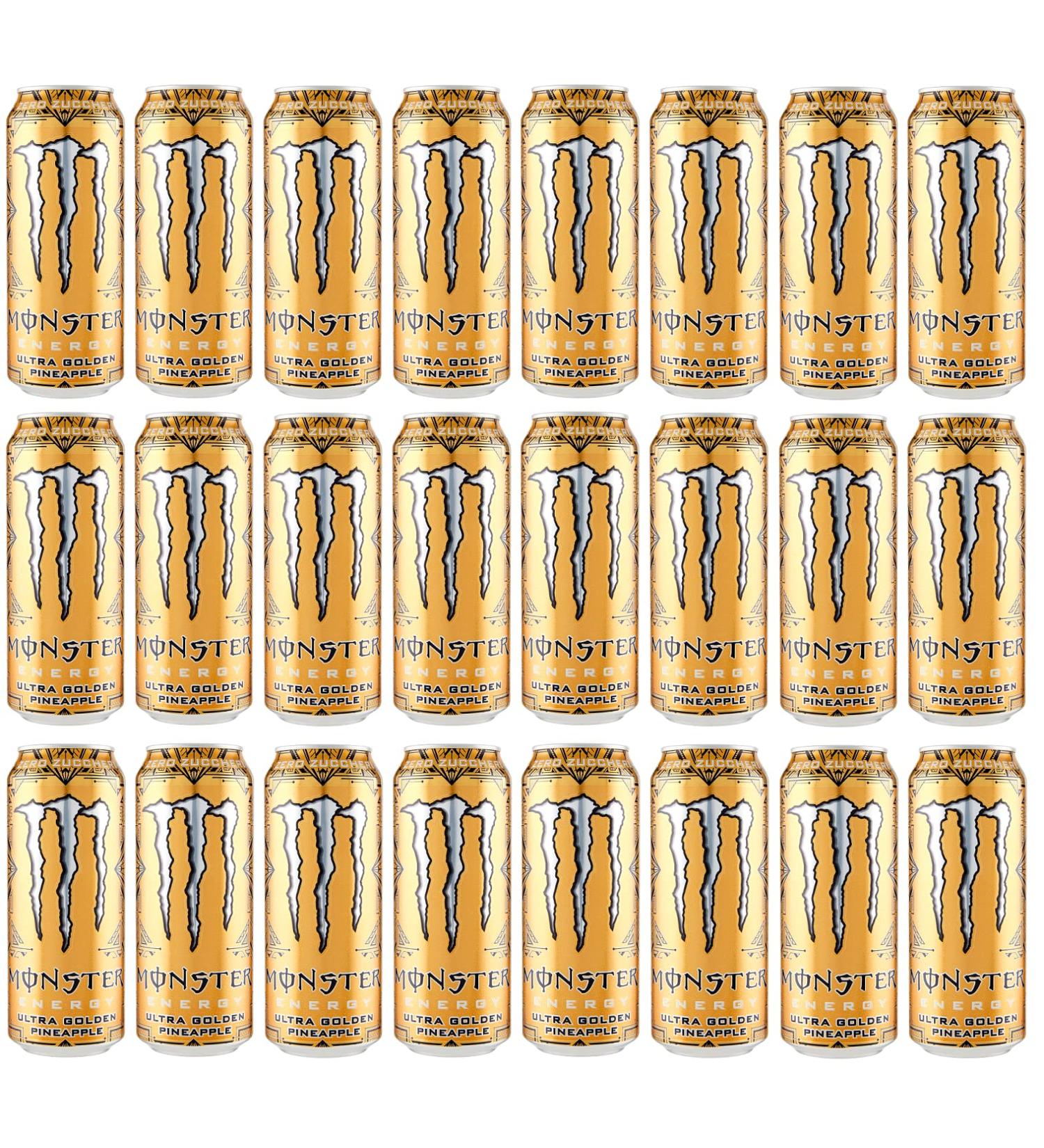  Italian Gourmet E.R. Monster Energy Zero Ultra Gold Pineapple Energy Drink No Sugar 500ml + Polpa di Pomodoro 400g - Buy Online on GoSupps.com