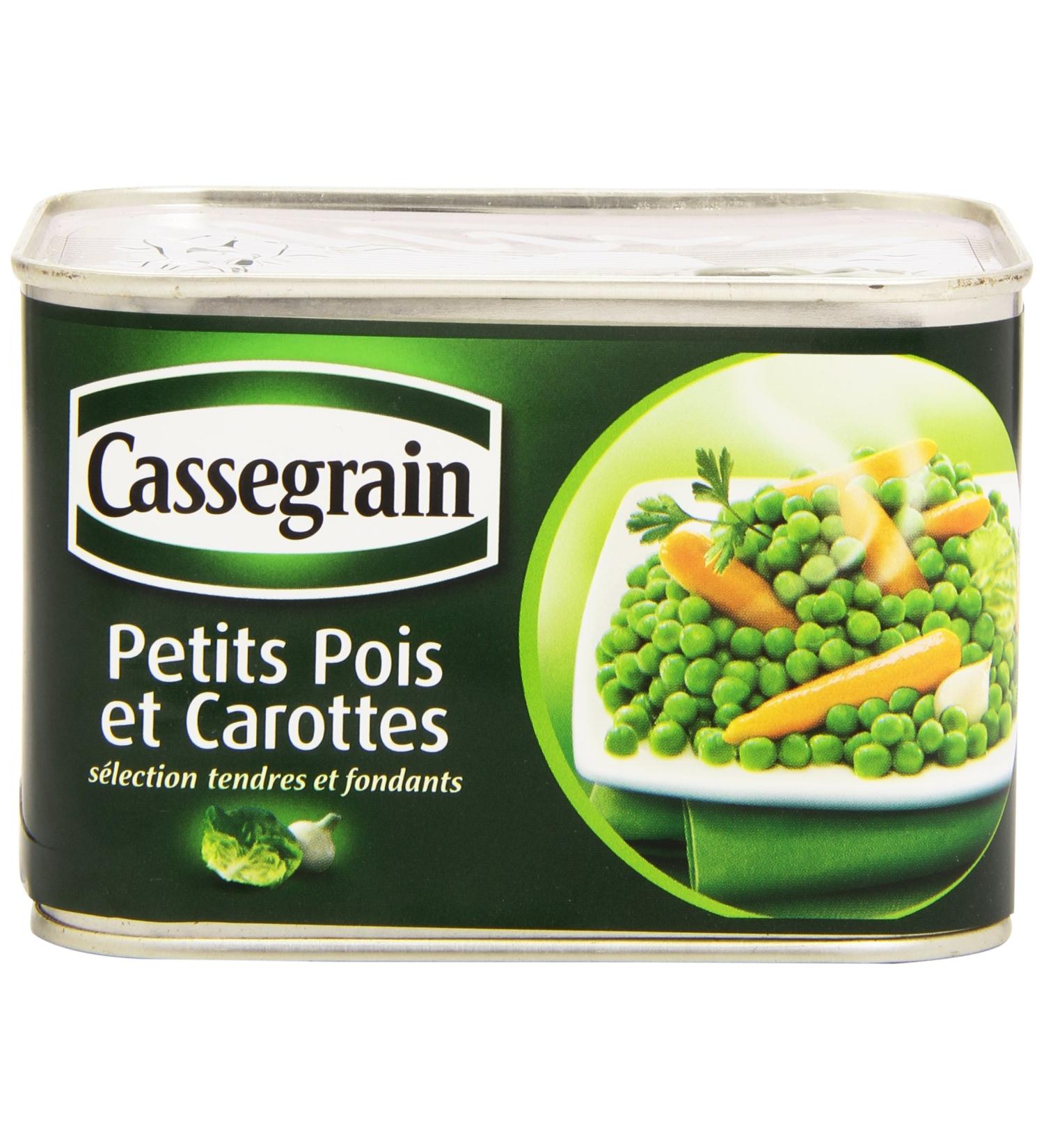  Cassegrain Cassegrain Small Peas Carrots 709 g Box - Pack of 6 - Buy Online on GoSupps.com