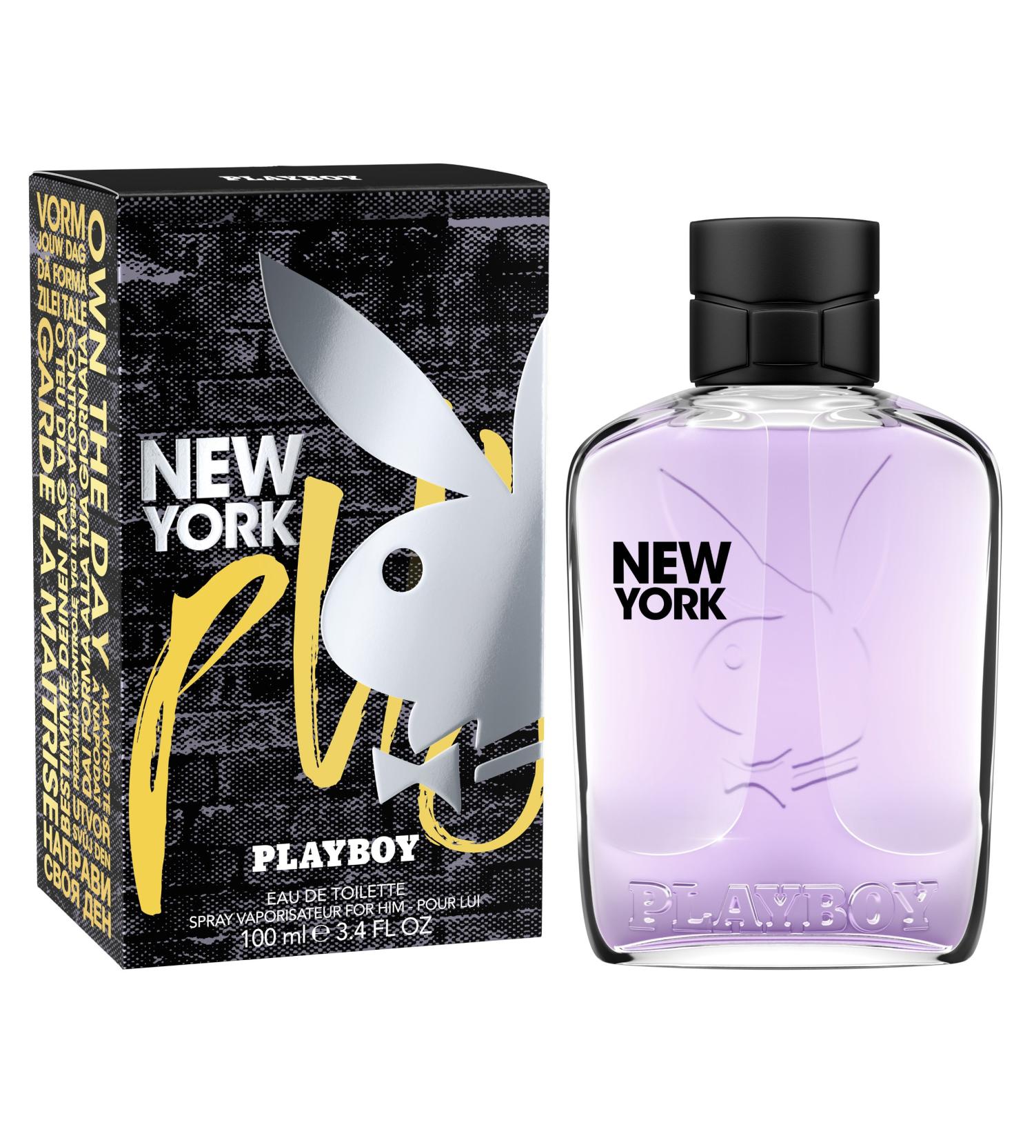 Playboy New York Eau De Toilette Spray 3.4 Ounce Orange Vanilla 3.4 Fl Oz (Pack of 1)