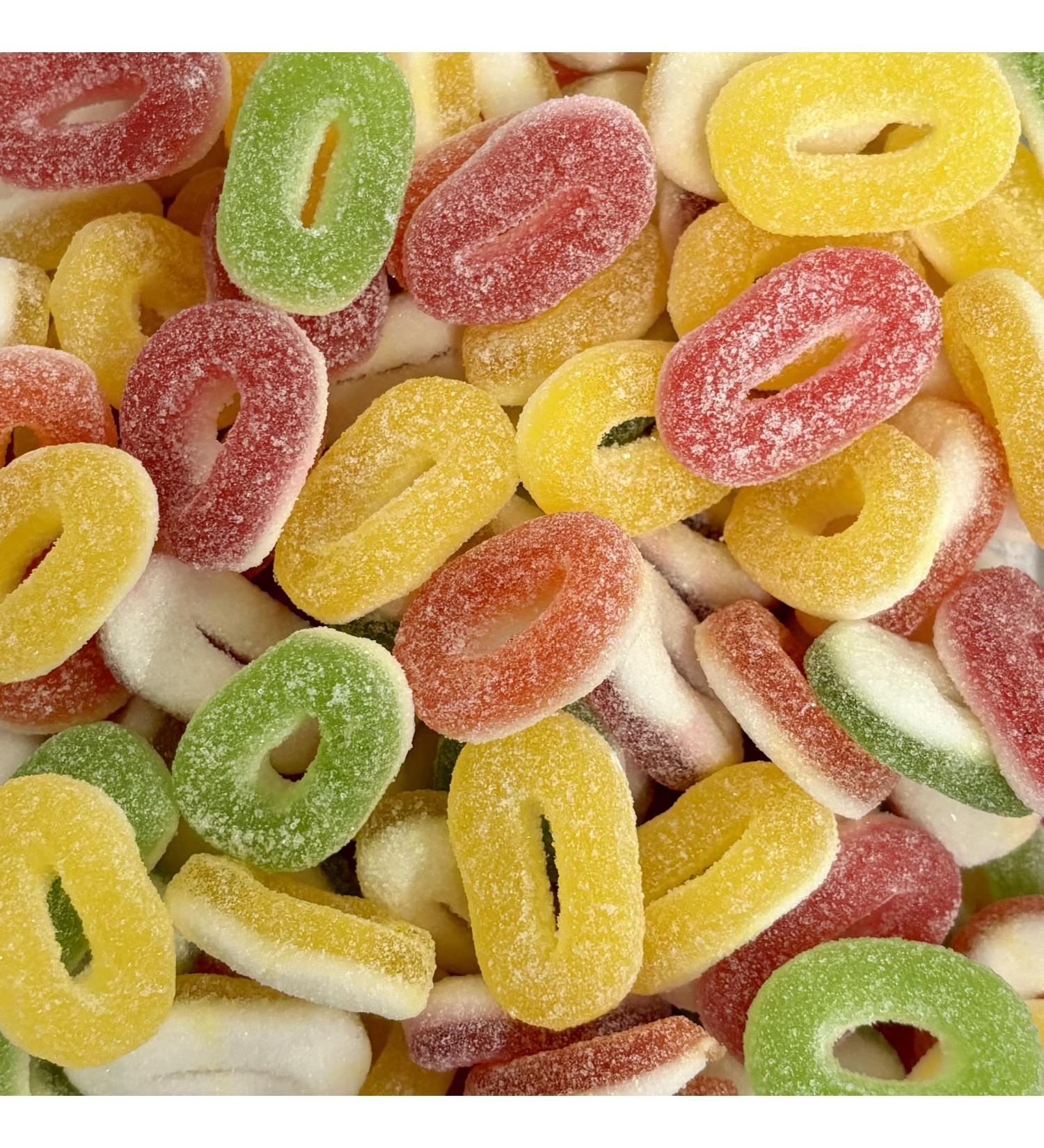 Fizzy Rings Bag 200g Share Bag by The Gourmet Sweet Company