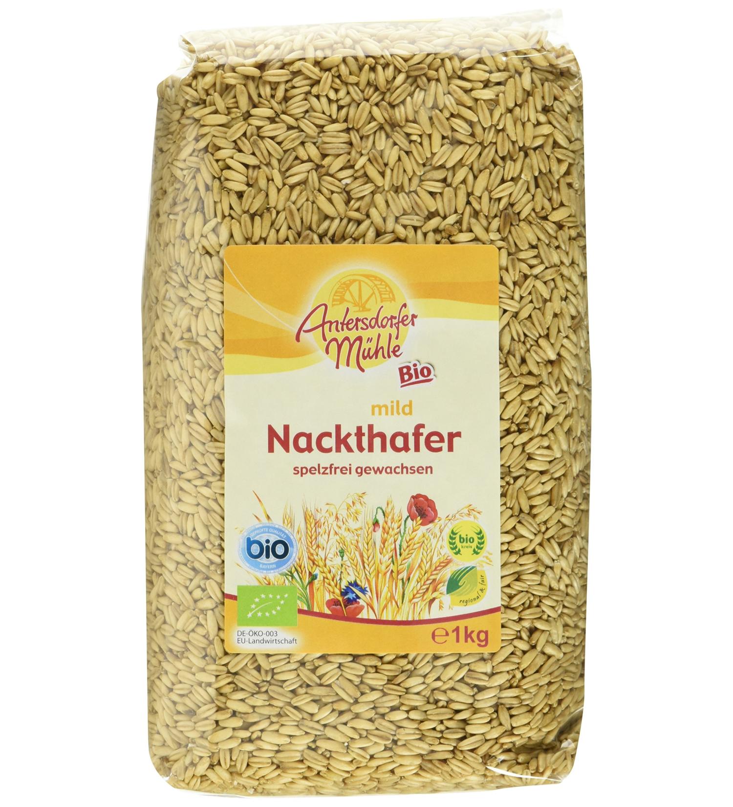 Buy Antersdorfer M hle Organic Naked Oats - Pack of 6 (6 x 1 kg) | International Shipping - Buy Online on GoSupps.com
