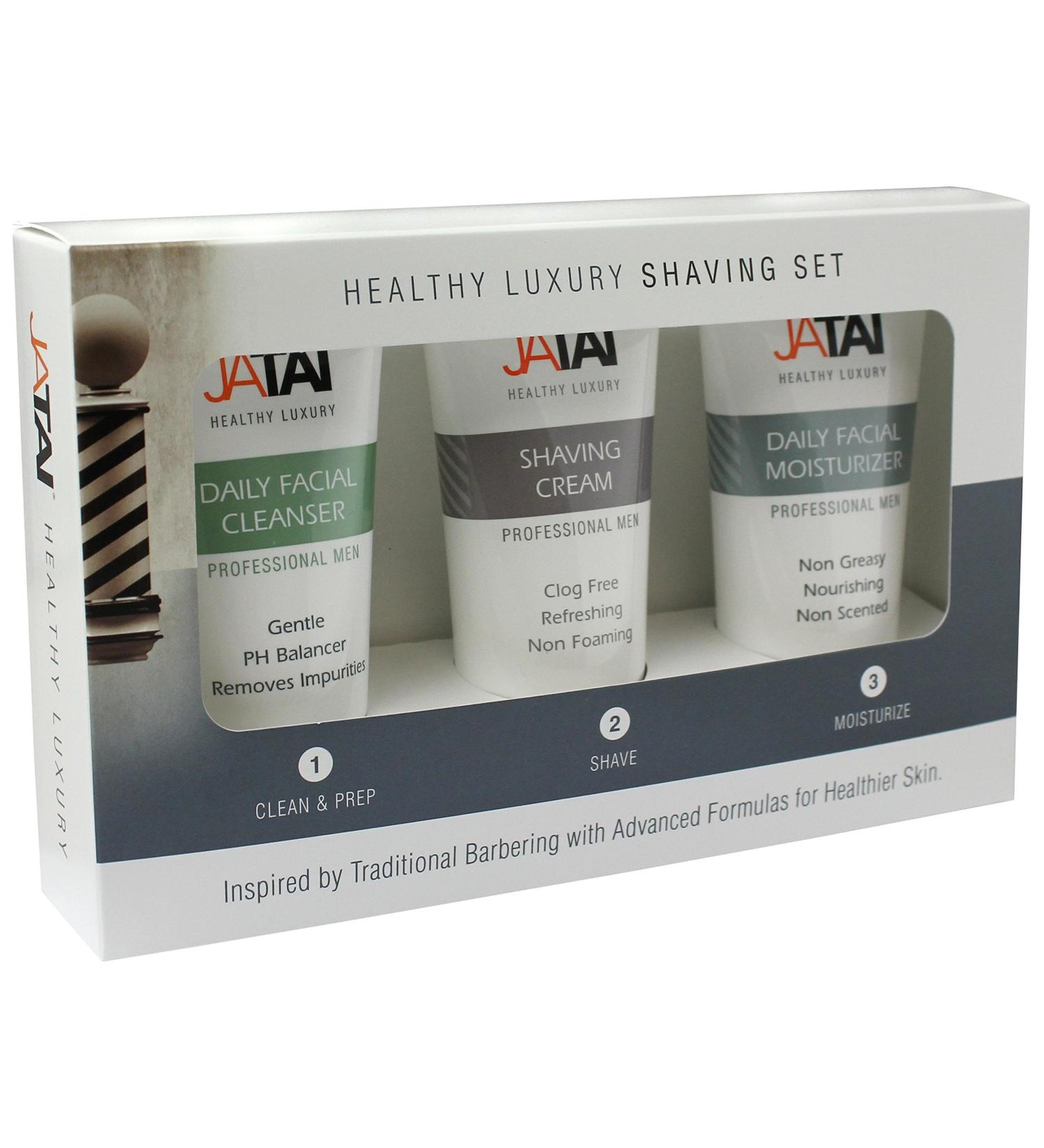 JATAI Trio Shaving Set | 3-Step System for Clean Smooth and Moisturized Skin | Shop Now for International Shipping - Buy Online on GoSupps.com