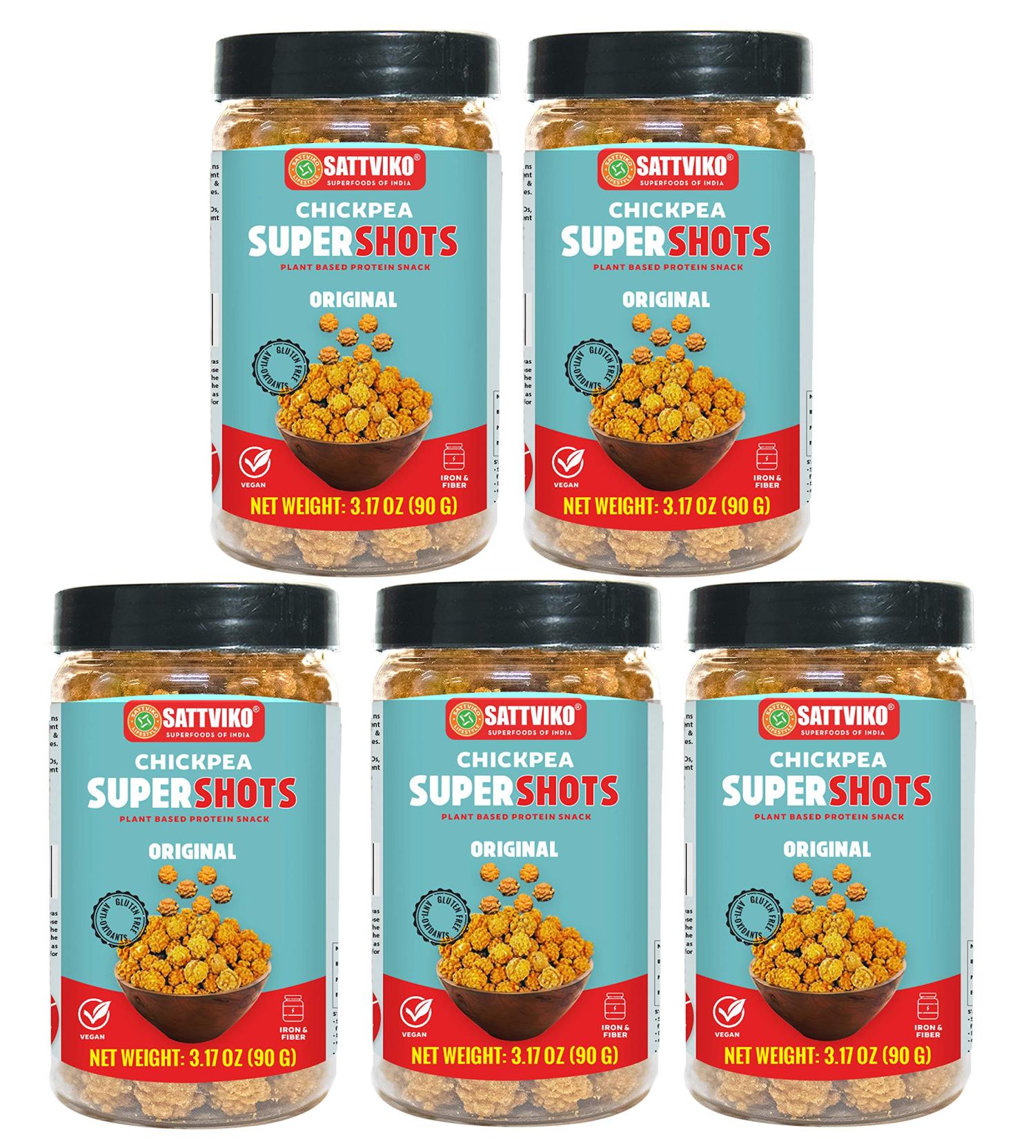 Sattviko GUR CHANA SUPERSHOTS Pack of 5 1 - Buy Online on GoSupps.com