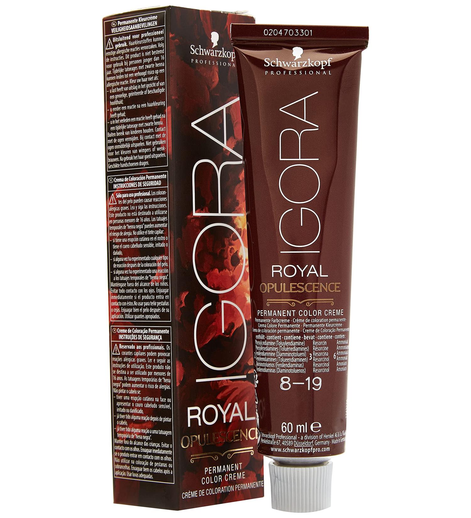 Schwarzkopf SK Igora Opulesc 8-19 Light Blonde Cendr Violet 60ml - Buy Internationally | 1 Piece Pack - Buy Online on GoSupps.com