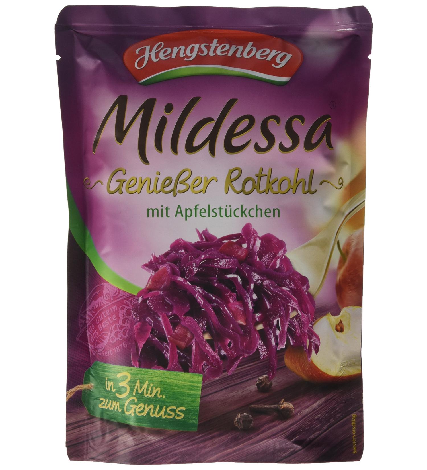 Mildessa Gourmet Red Cabbage with Apple 6 x 400g Bags | Premium International Shipping Available - Buy Online on GoSupps.com