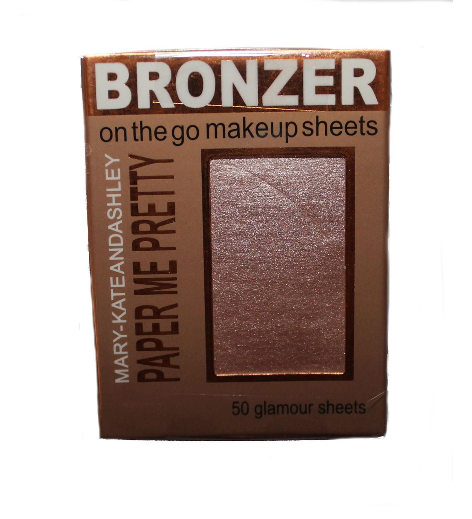 Paper Me Pretty BRONZER on the go makeup sheets