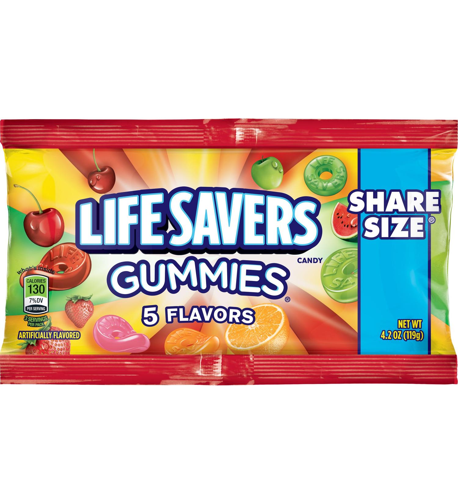 Lifesavers Gummies, 5 Flavors, 4.2 oz