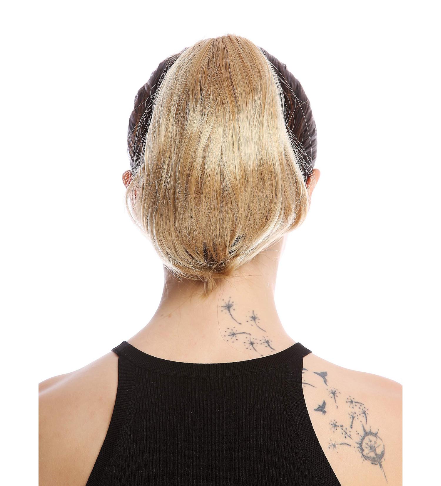 WIG ME UP N869-V-24B Golden Blonde Short Straight Braid Ponytail Hairpiece - 20 cm | International Shipping Available - Buy Online on GoSupps.com