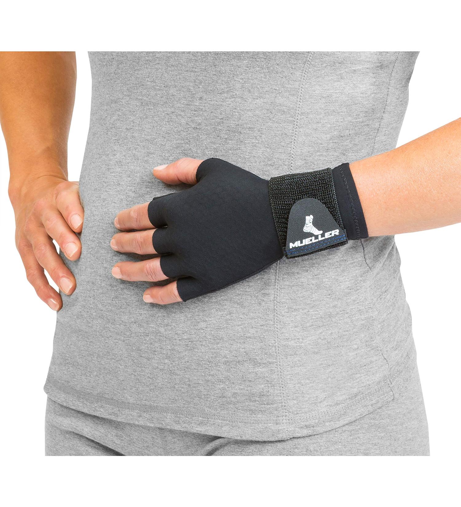 MUELLER Arthritis Compression Glove - Hand & Wrist Support for Men and Women - Black, One Size - Buy Online on GoSupps.com