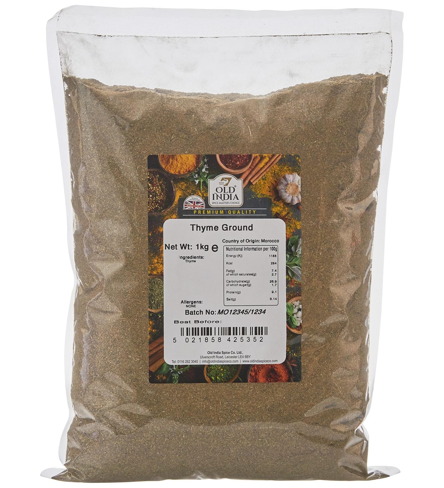 Old India Thyme Ground 1kg - Premium Quality Spices - Pack of 1 - Buy Online on GoSupps.com