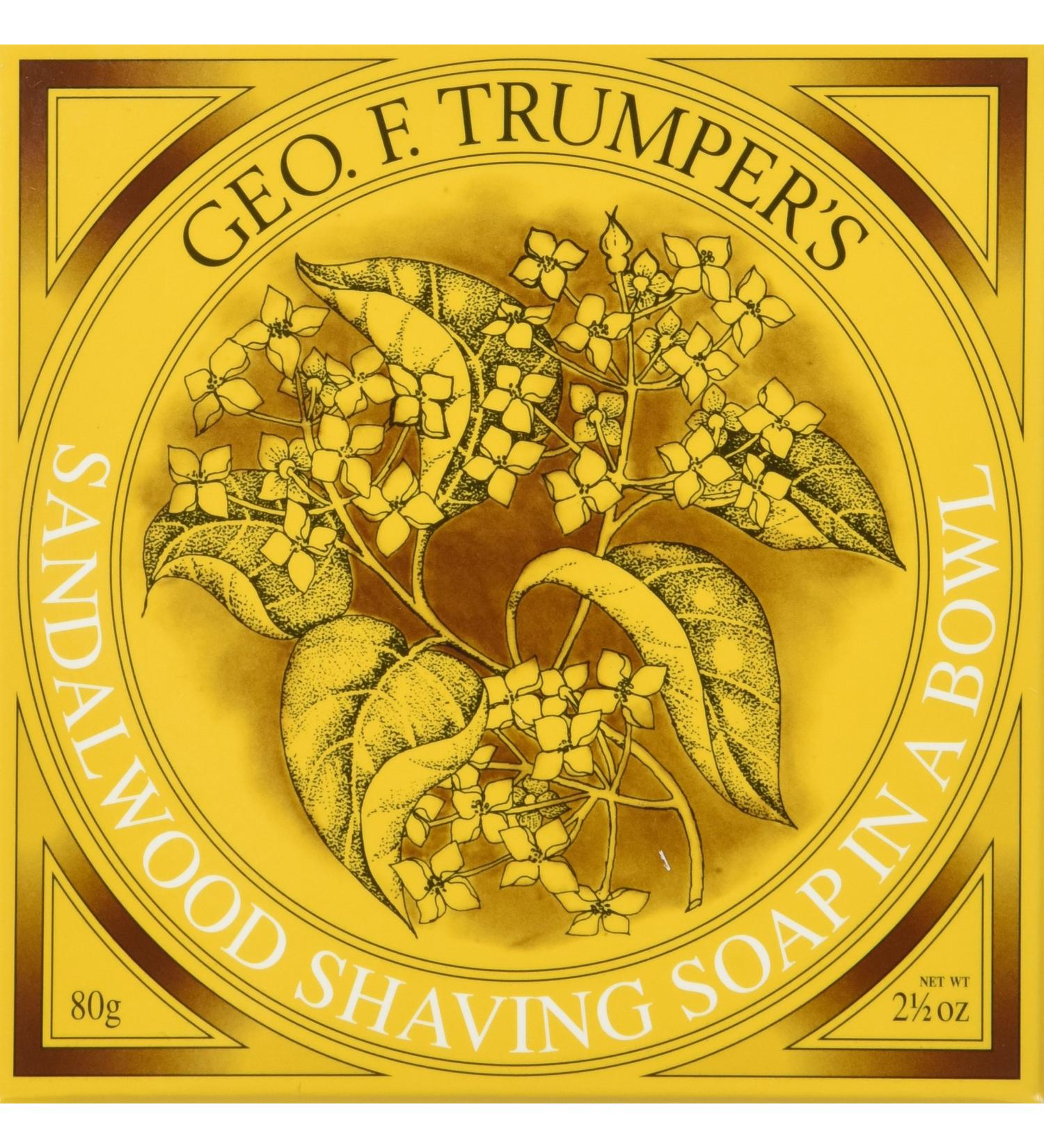 Geo F Trumper Sandalwood Shave Bowl for Normal Skin - 80g (Pack of 1) - Buy Online on GoSupps.com