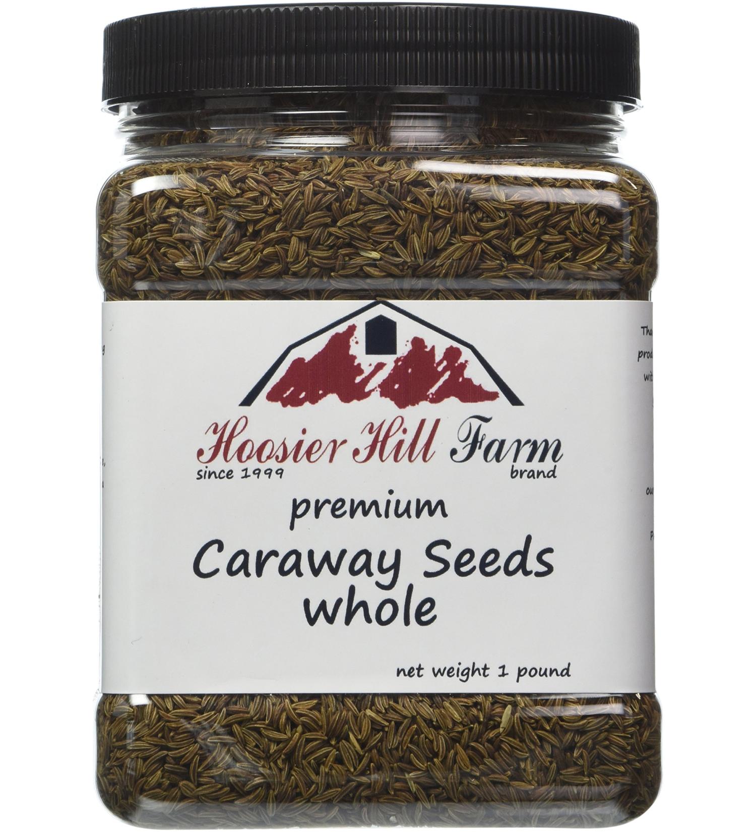 Premium Whole Caraway Seeds - 1 lb | Hoosier Hill Farm - Buy Online on GoSupps.com