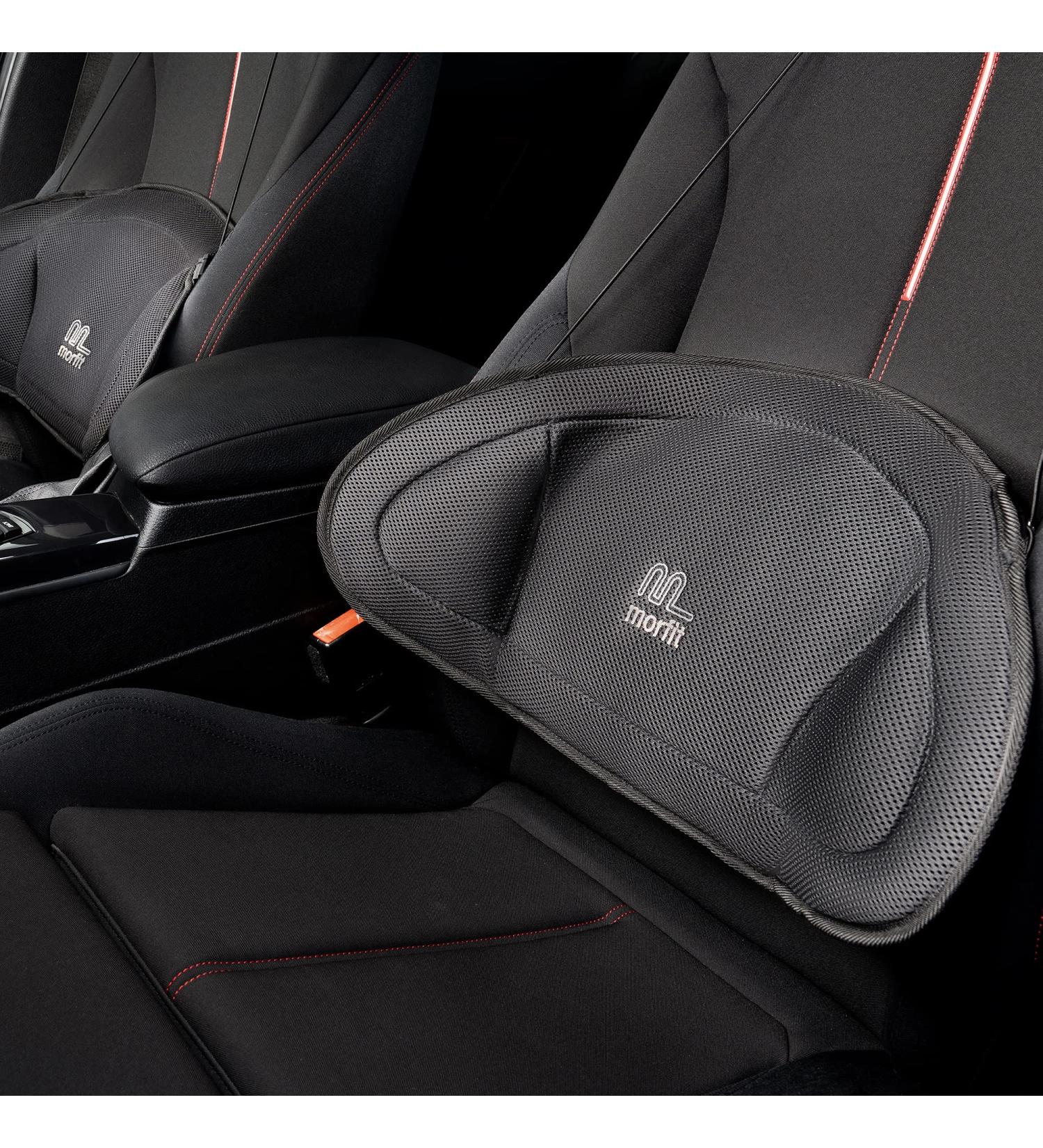 MORFIT Car Lumbar Support - Tailor-Made Firm Back Support for Pain Relief - Black - Buy Online on GoSupps.com