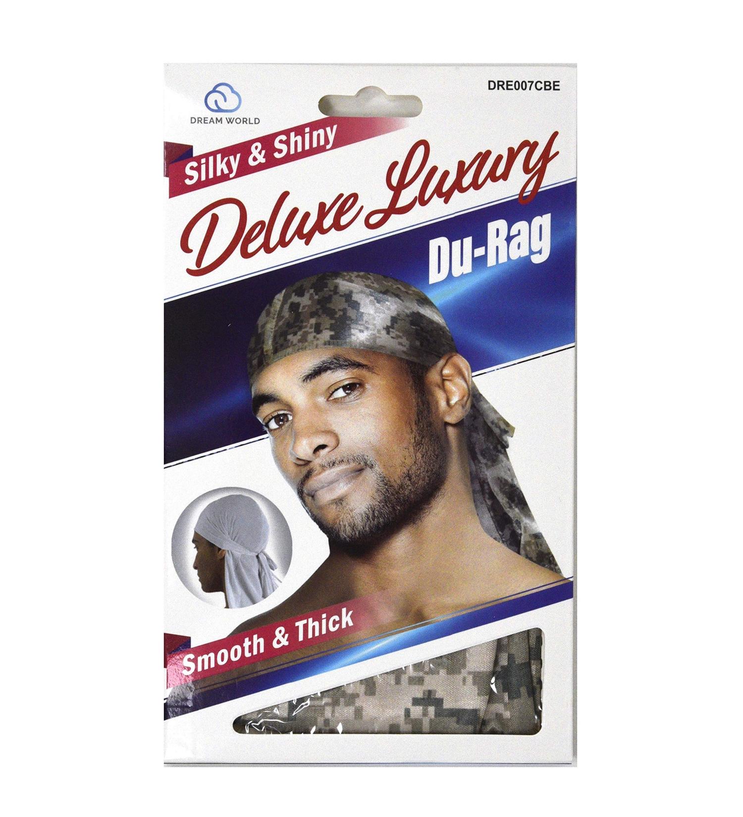 Dream Deluxe Du-Rag Camo Beige Smooth & Thick