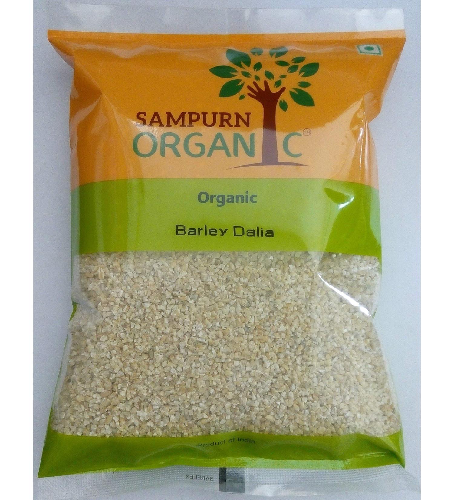 Sampurn Organic Barley Dalia 500 g USDA Certified17.63 Ounce