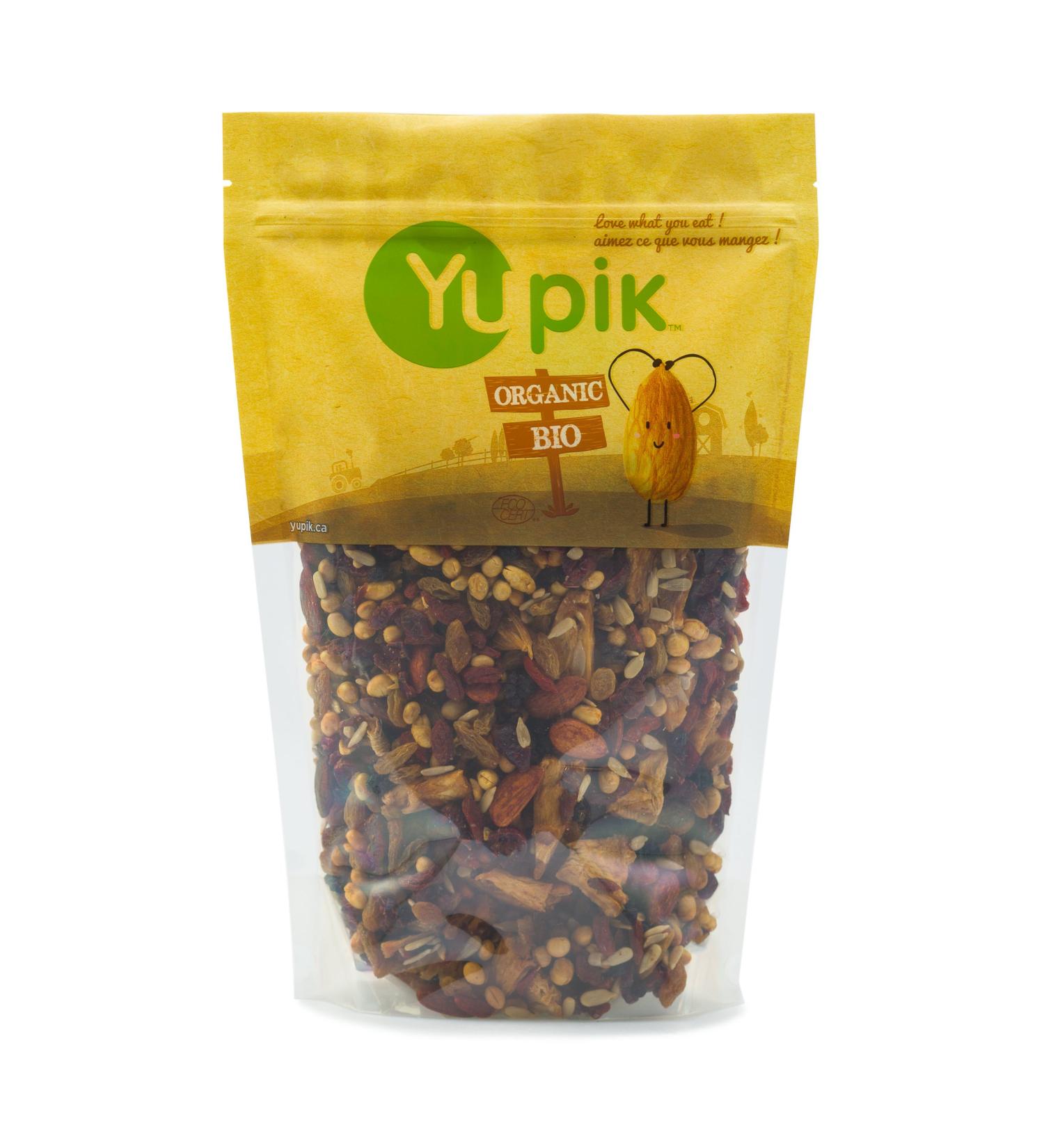 Yupik Organic Gaia Mix Cranberries Raisins Pineapples Goji Berries Blueberries Soy Almonds Soy Beans Sunflower Seeds 1Kg 1 kg (Pack of 1) - Buy Online on GoSupps.com