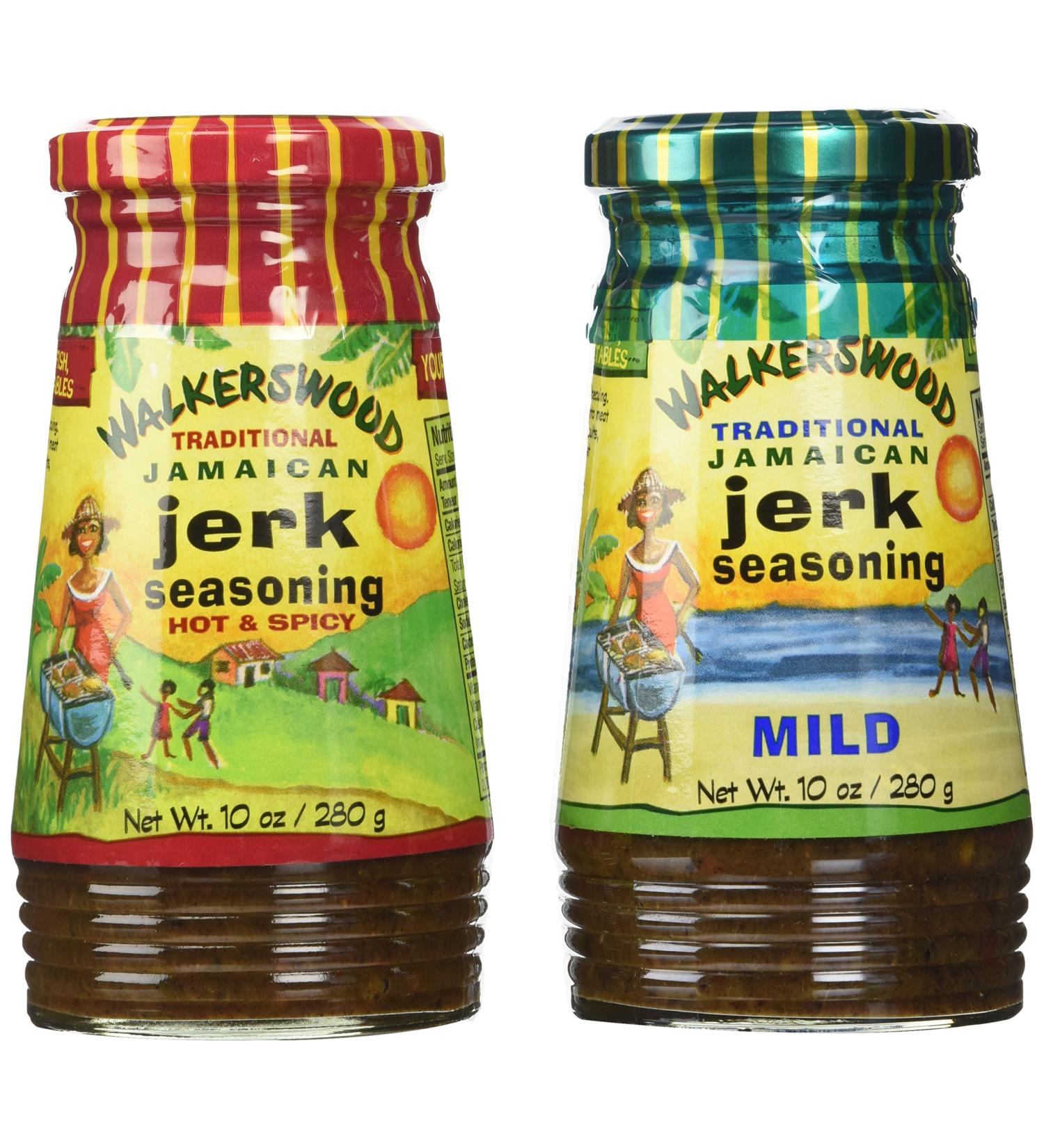 Walkerswood Jamaican Jerk Seasoning Mixed Pack - Mild, Hot & Spicy 10 Oz Each - Buy Online on GoSupps.com