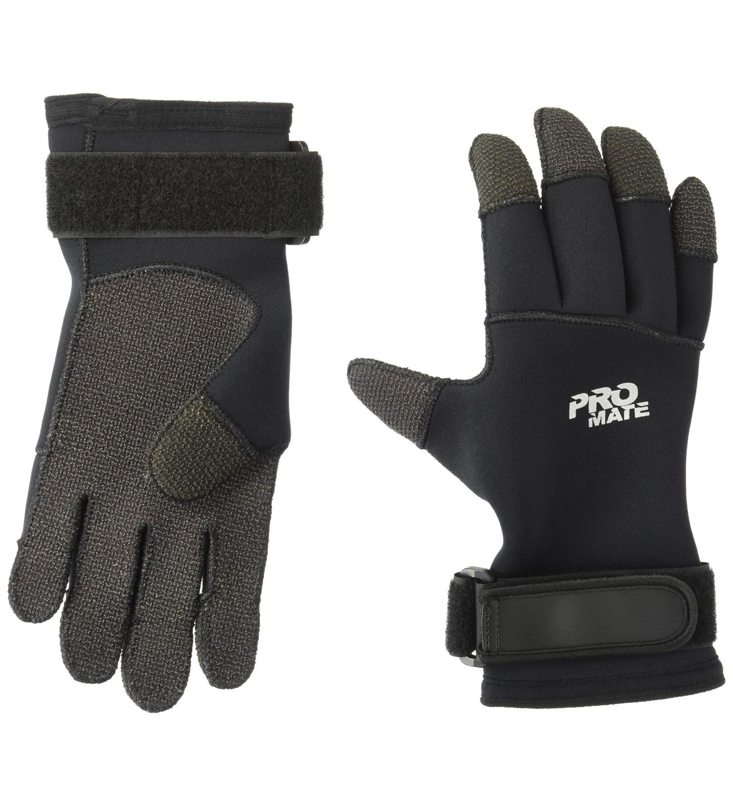 Promate 3mm Neoprene Scuba Dive Kevlar Gloves Black Large