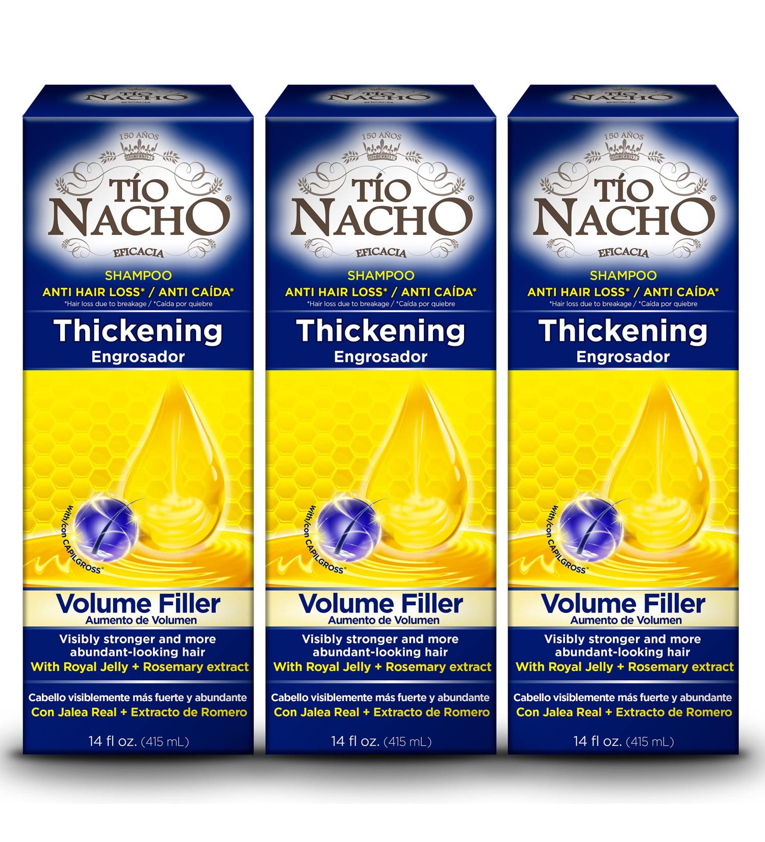 TIO NACHO Volume Filler Shampoo Value Pack â€“ 3 Pack for Fuller Hair - Buy Online on GoSupps.com