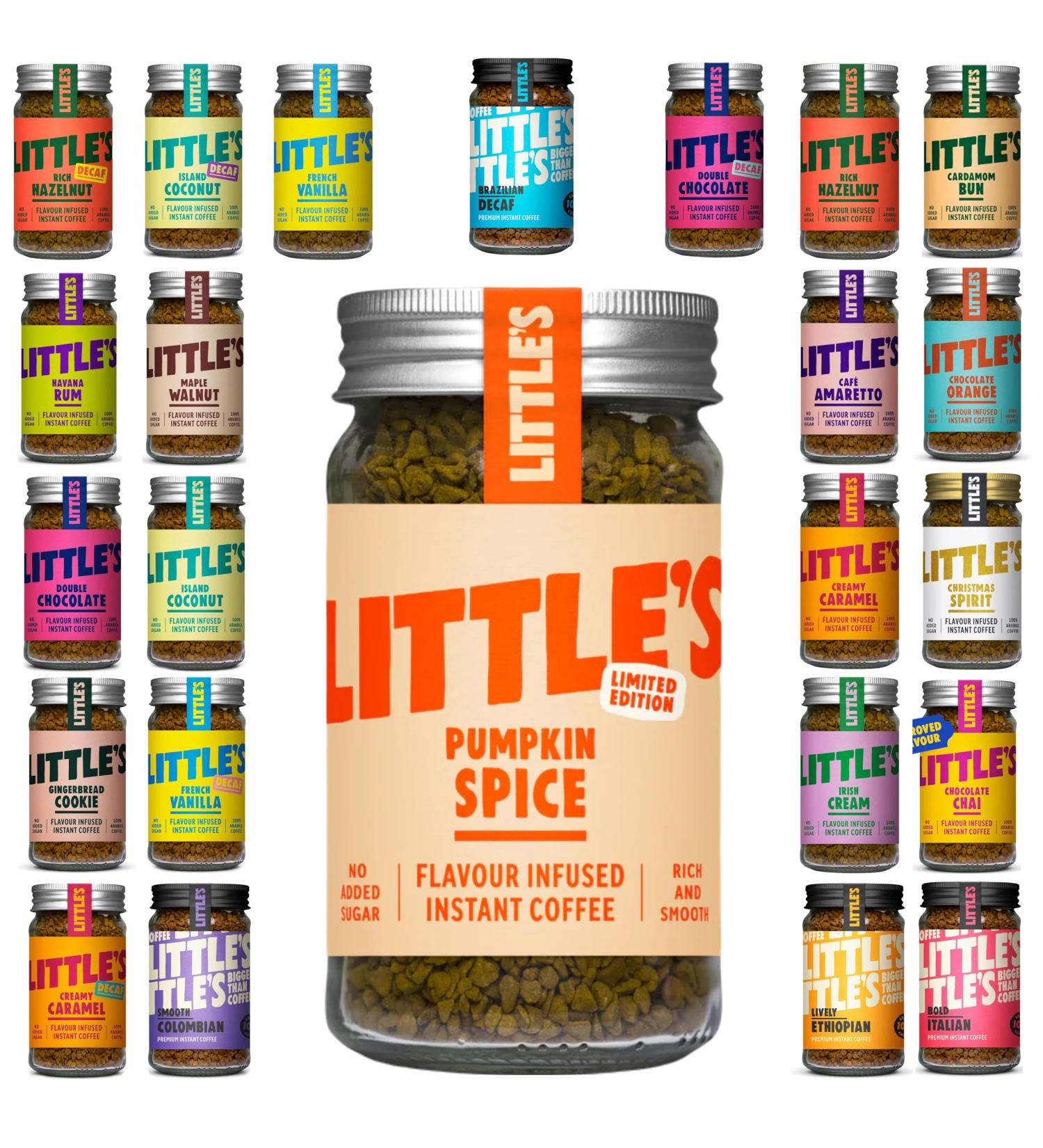 Little's Coffee Pick N Mix - Create Custom Coffee Combo with 20+ Flavours | French Vanilla Rich Hazelnut Cafe Amaretto Creamy Caramel | 2 Pack - Perfect Coffee Gift Set for Coffee Lovers 0.5 g (Pack of 2) - Buy Online on GoSupps.com
