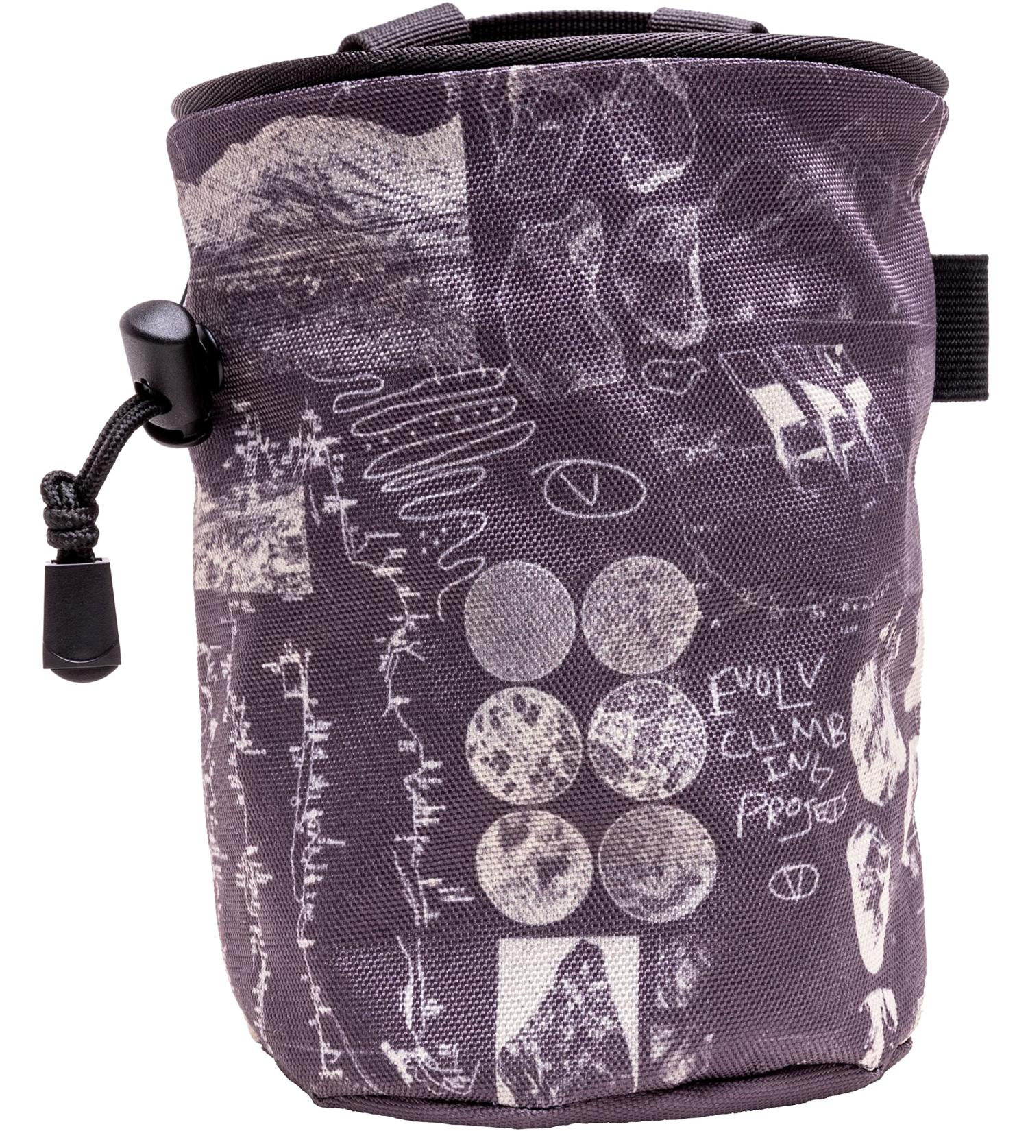 Evolv Collectors Chalk Bag in Charcoal - Premium Climbing Chalk Bag - Buy Online on GoSupps.com