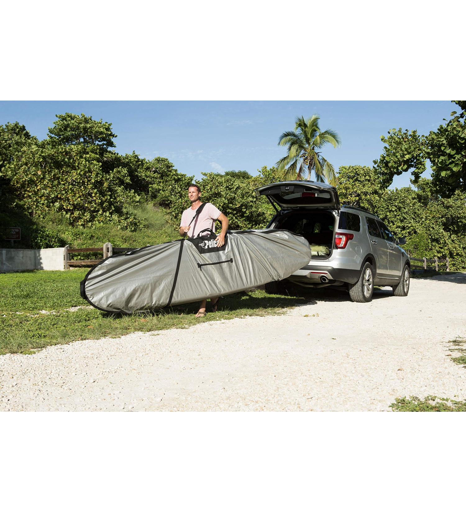 Pelican Boats PS1458 Deluxe Stand-Up Paddleboard Bag - Heavy Duty Carry & Storage - Grey - Buy Online on GoSupps.com