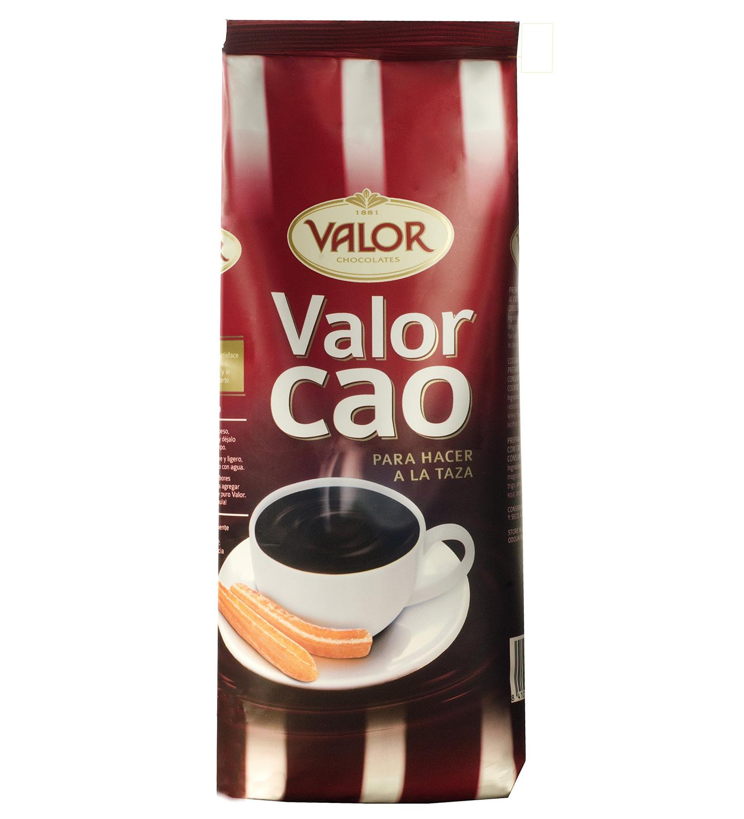 VALOR CAO HOT Thick Chocolate 1KG - Chocolate Powder